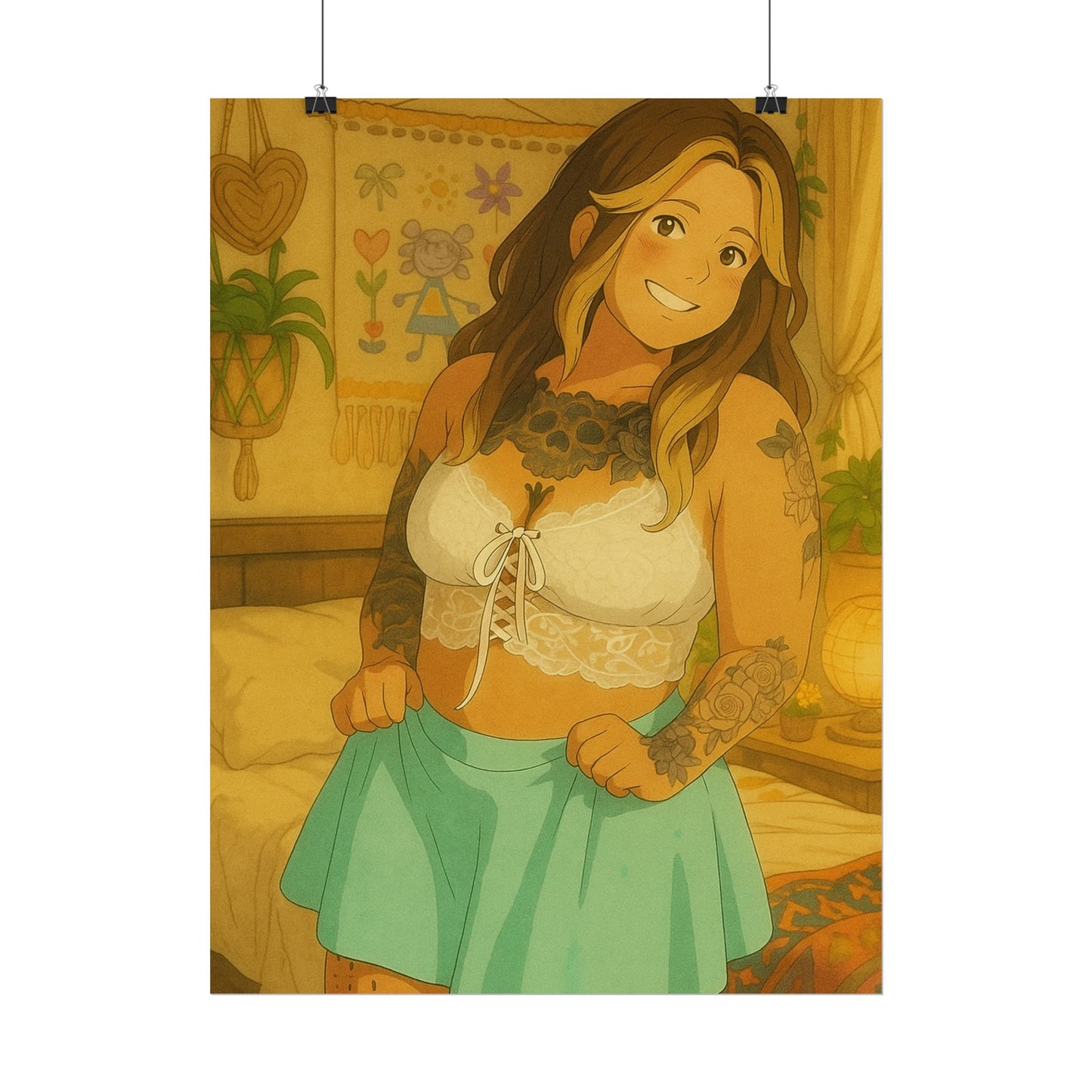 Loco Fits Anime Girls 'Alt Girls Rule' Poster