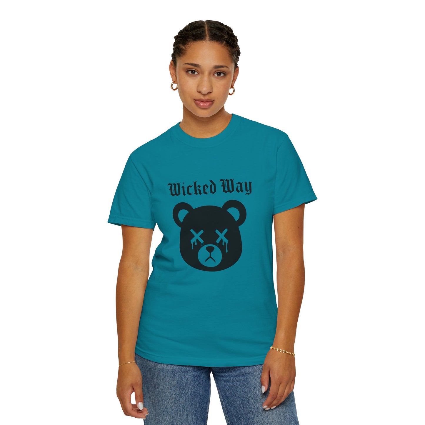 "Wicked Way" Dead Bear Head T-Shirt (Multi Color Options)
