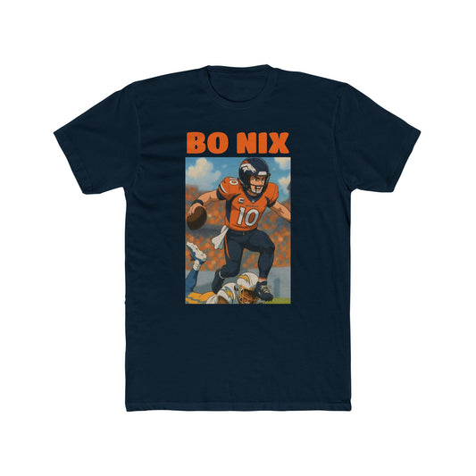 Anime Football 'Bo Nix' Cotton Crew Tee