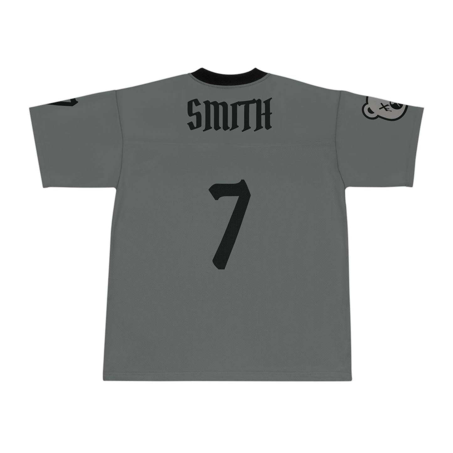 "Wicked Way" #7 Smith Deady Bears Charcoal Football Jersey