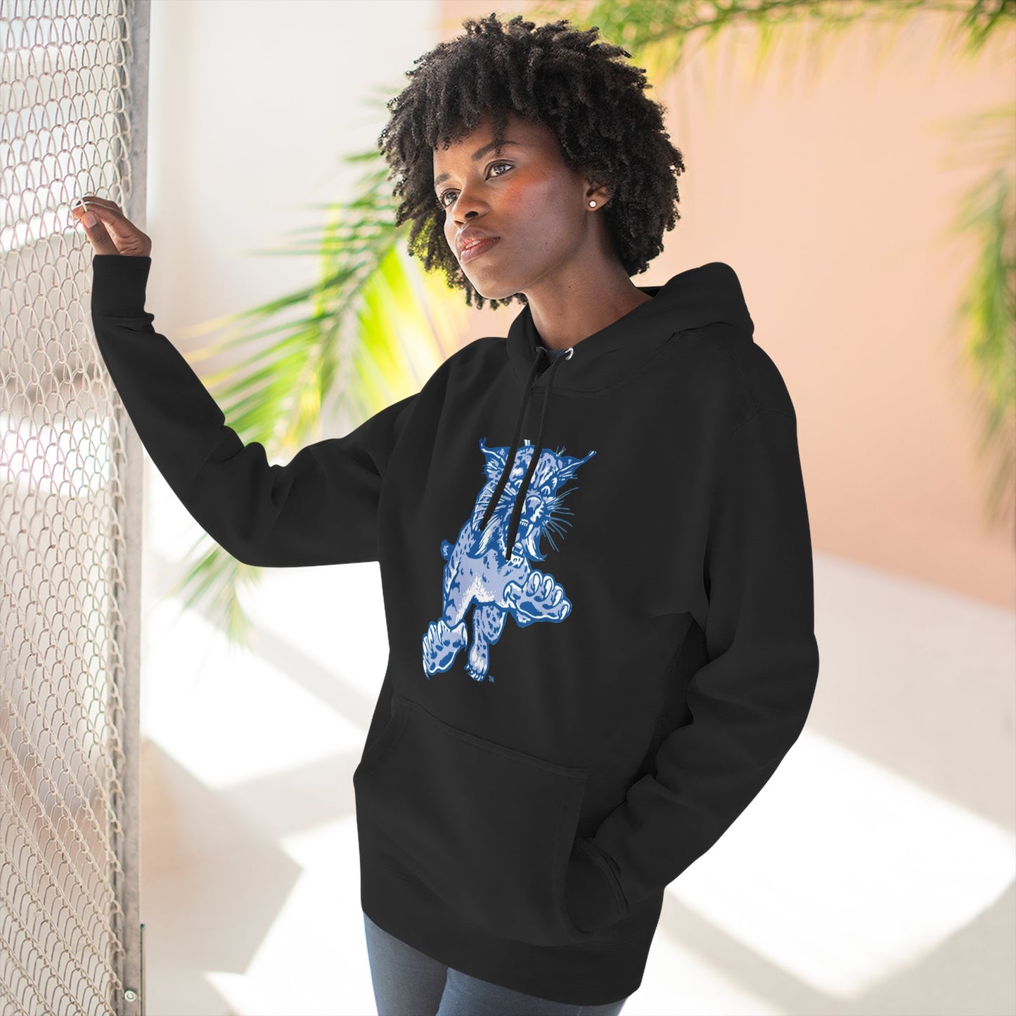 'Kentucky Wildcats The Wildcat' Three-Panel Fleece Hoodie