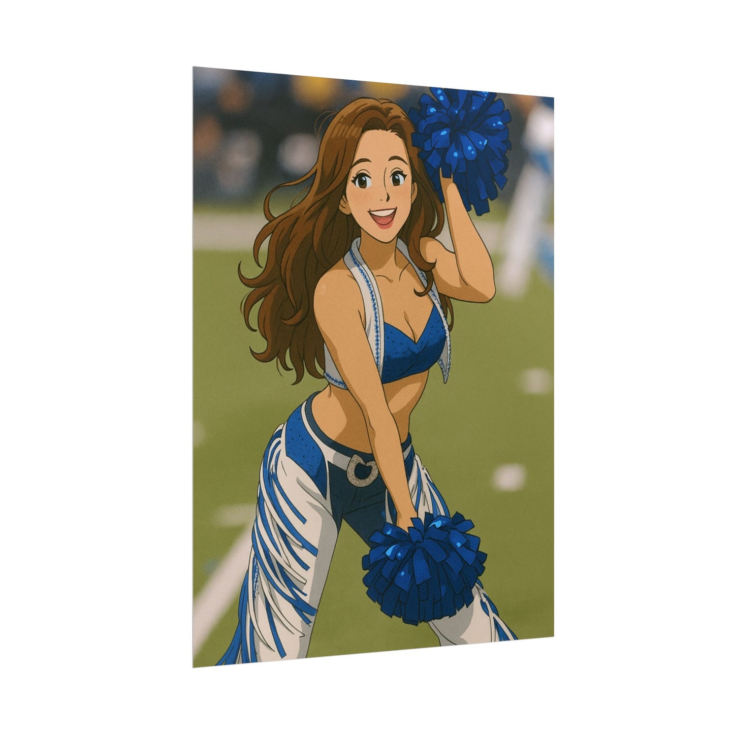 Loco Fits Anime Girls 'Colts Cheerleader On-Field 3' Poster