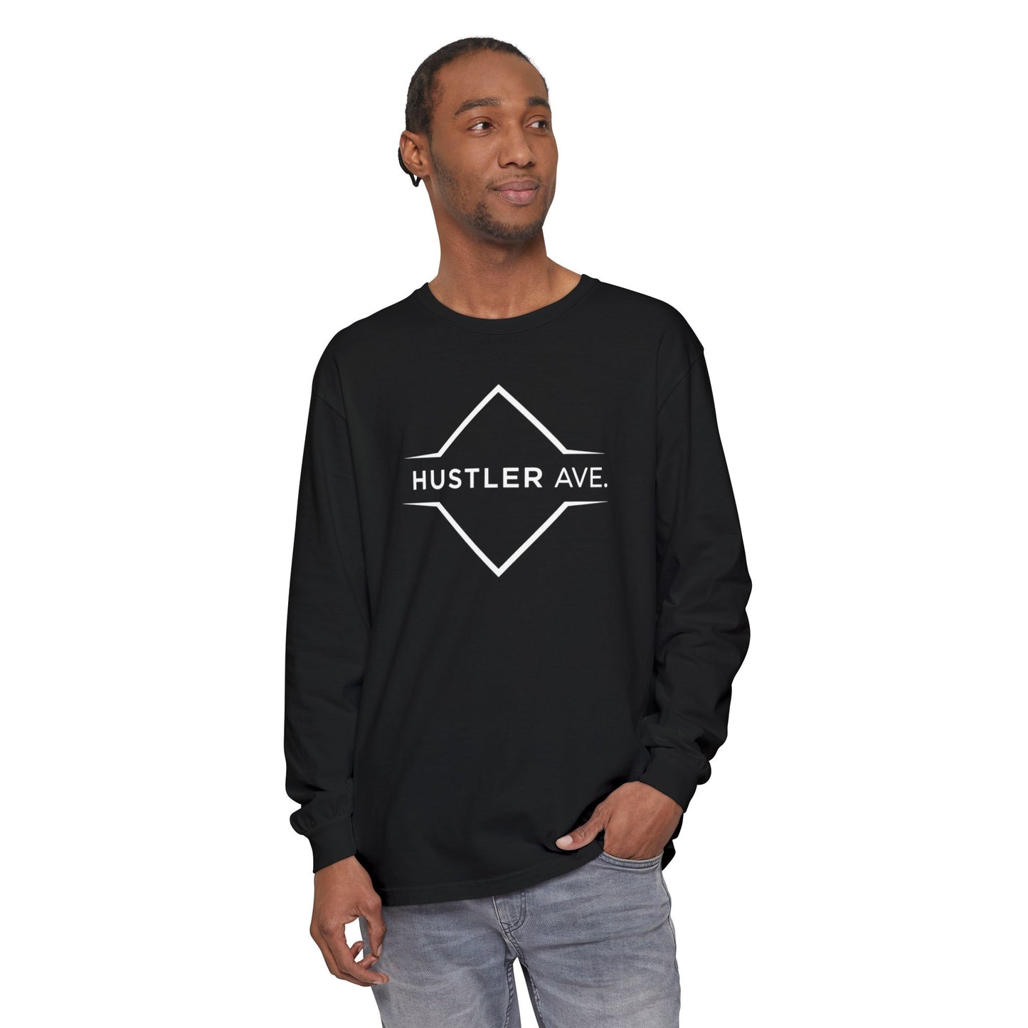 "Hustler Ave" Avalanche Motion Long Sleeve T-Shirt