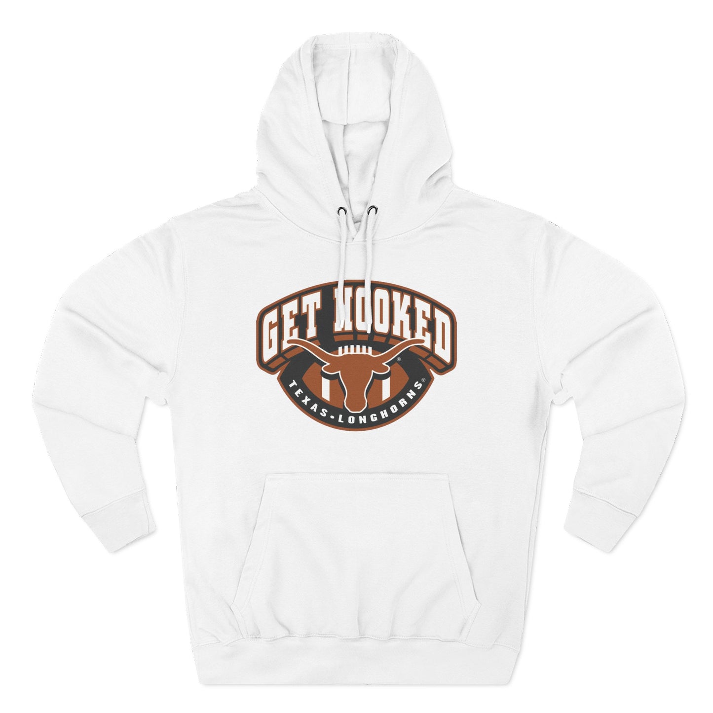 'Texas Longhorn Football, Get Hooked' Three-Panel Fleece Hoodie