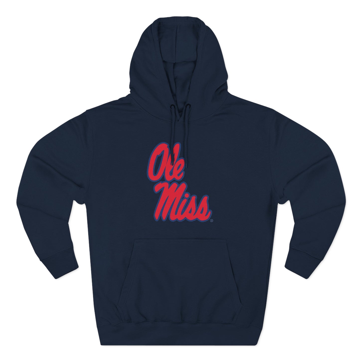 'Ole Miss Script' Three-Panel Fleece Hoodie