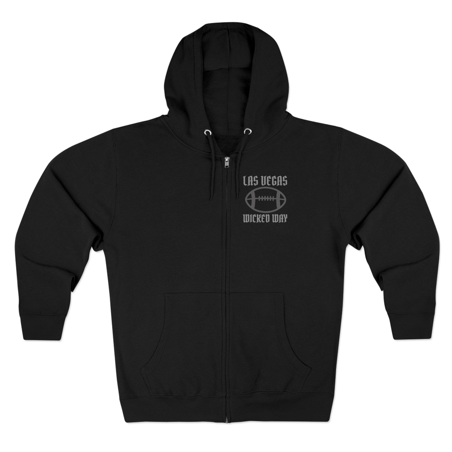 "Wicked Way" Las Vegas Football Zip Hoodie