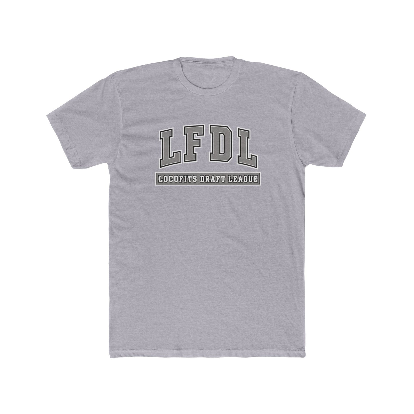 LocoFits Draft League Base Cotton Crew Tee