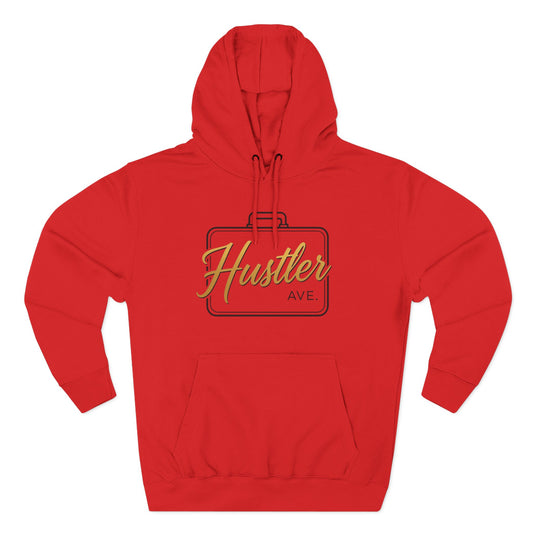"Hustler Ave" All Business Gold Breifcase Hoodie