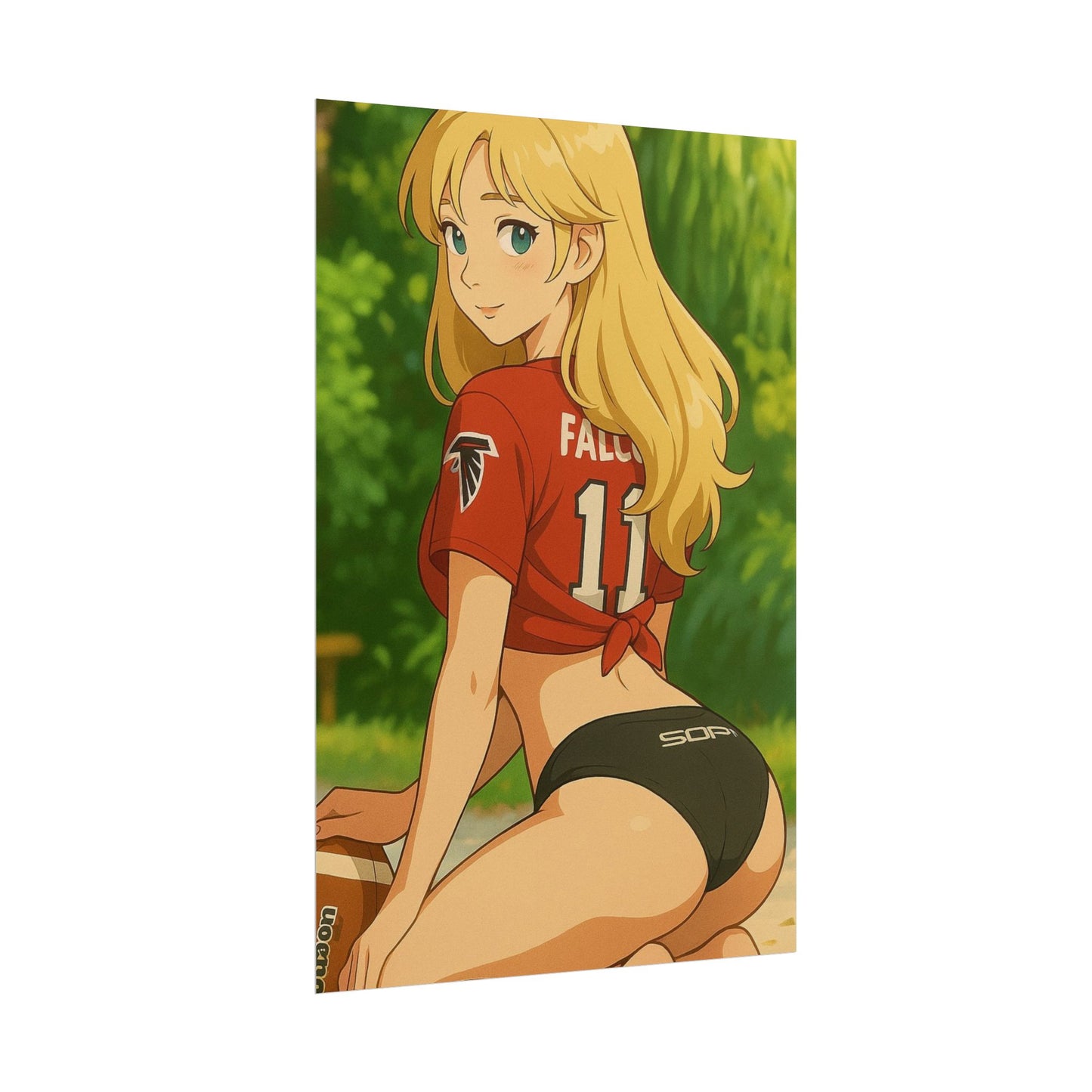 Loco Fits Anime Girls 'Falcons Girl Swimsuit 1' Poster