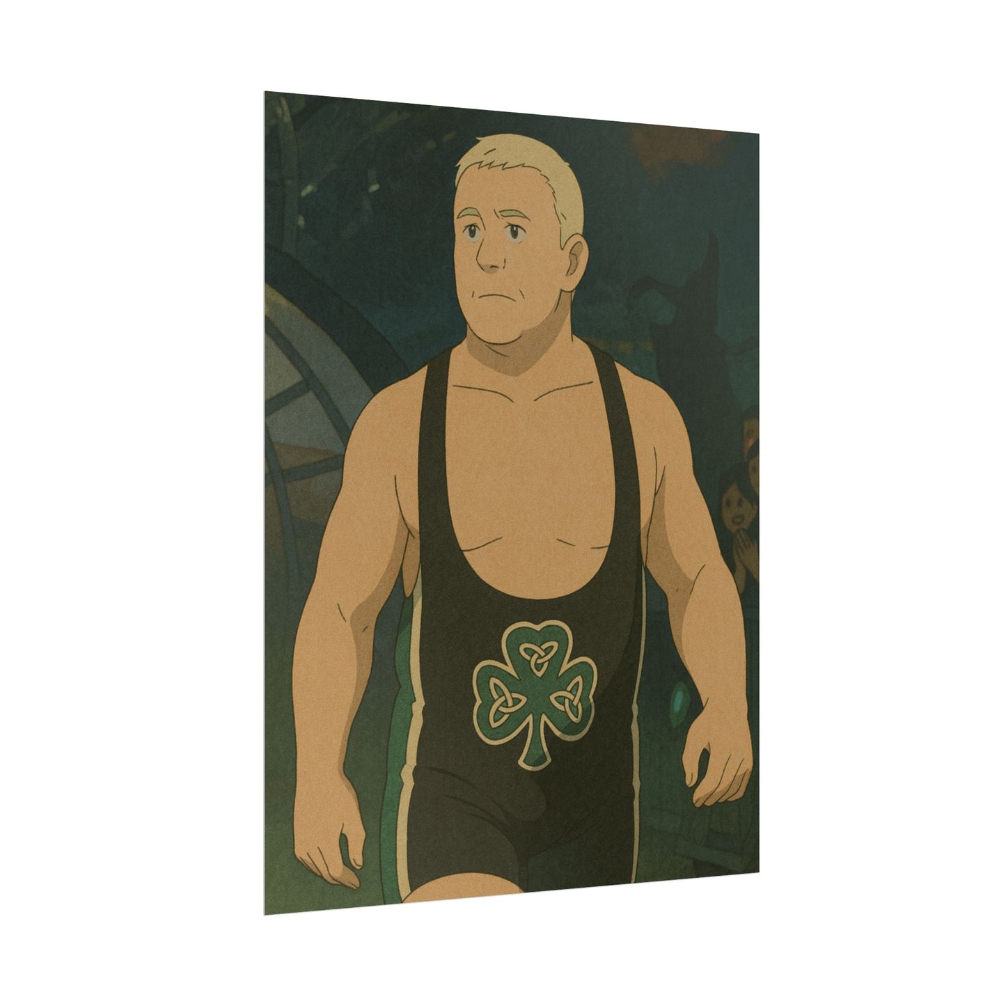 Loco Fits Anime Wrestling 'Luck of the Irish' Poster
