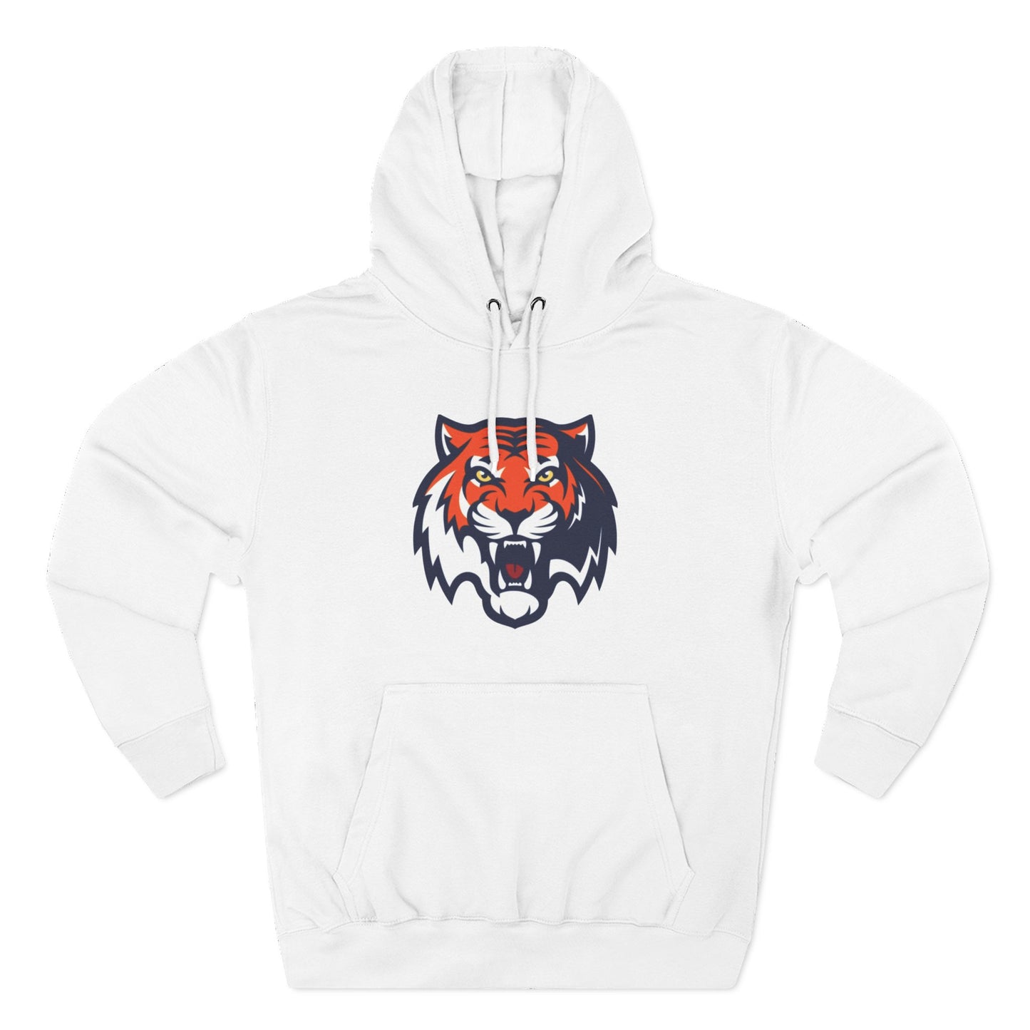'Auburn Tiger Head' Three-Panel Fleece Hoodie