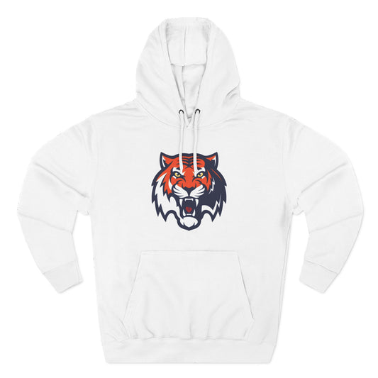 'Auburn Tiger Head' Three-Panel Fleece Hoodie