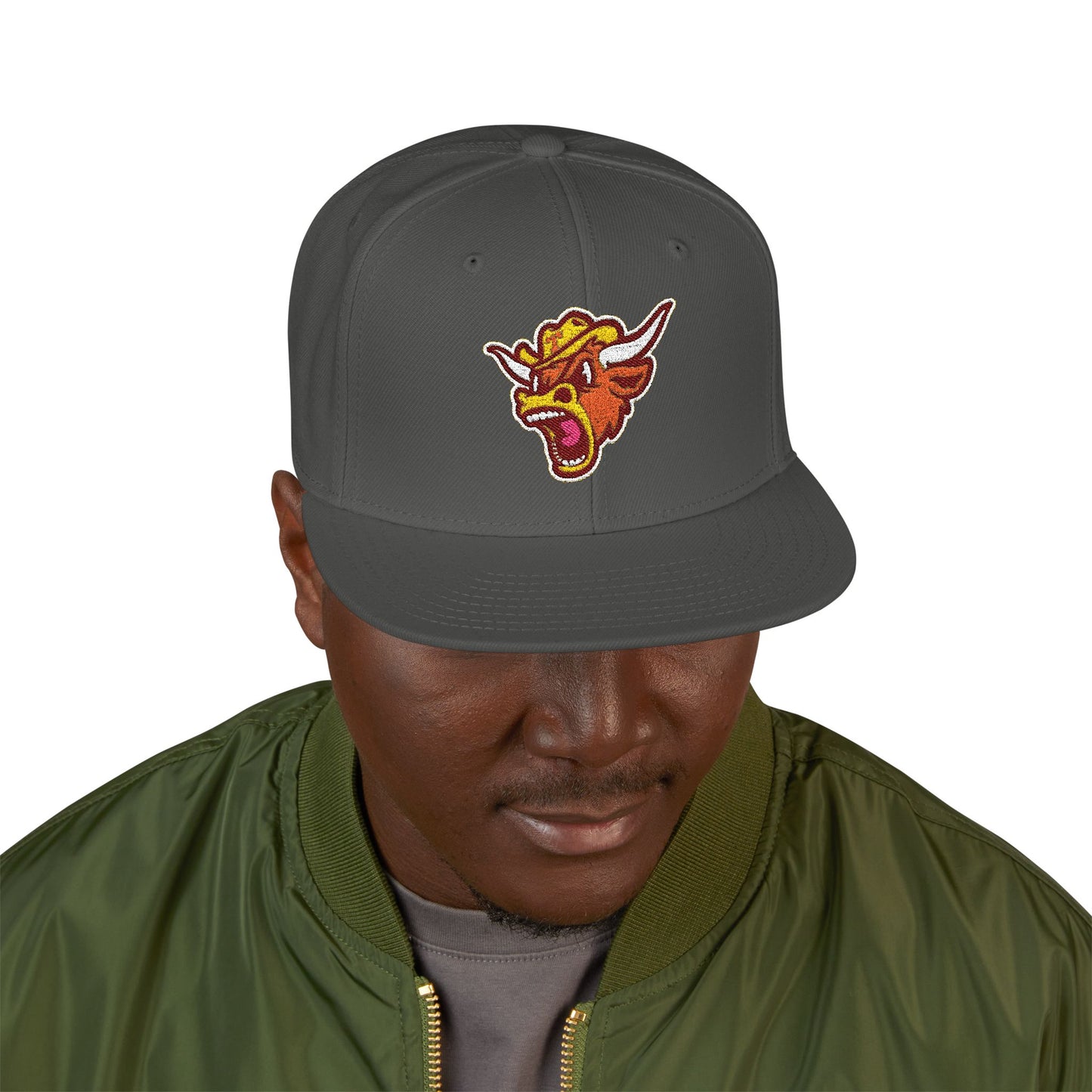 'Texas Angry Bevo' Logo Snapback