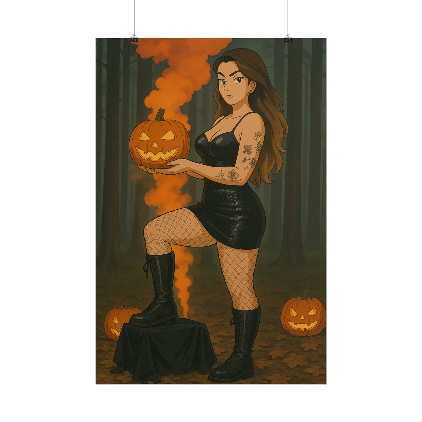 Loco Fits Anime Girls 'Spooky Season' Poster