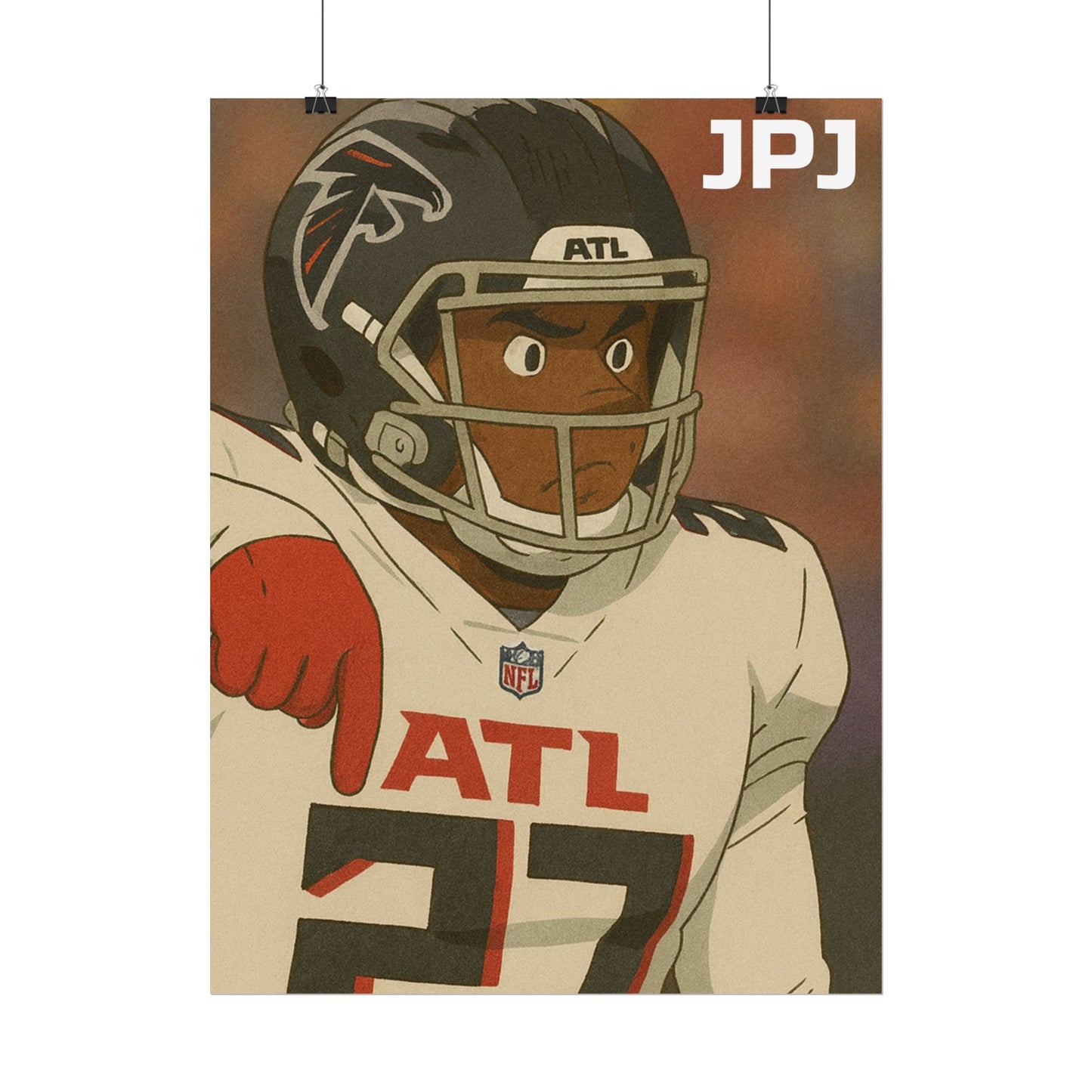 Loco Fits Anime Football 'JPJ' Poster