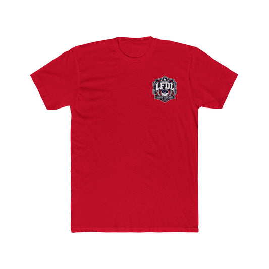 LocoFits Draft League Dallas Pocket Logo Cotton Crew Tee