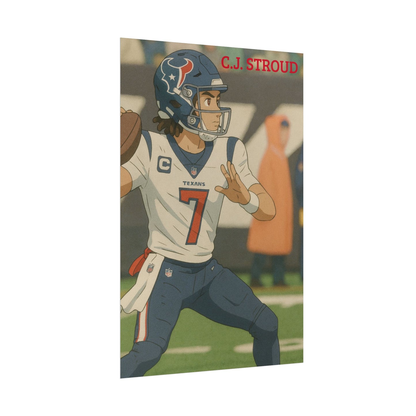 Loco Fits Anime Football 'CJ Stroud' Poster
