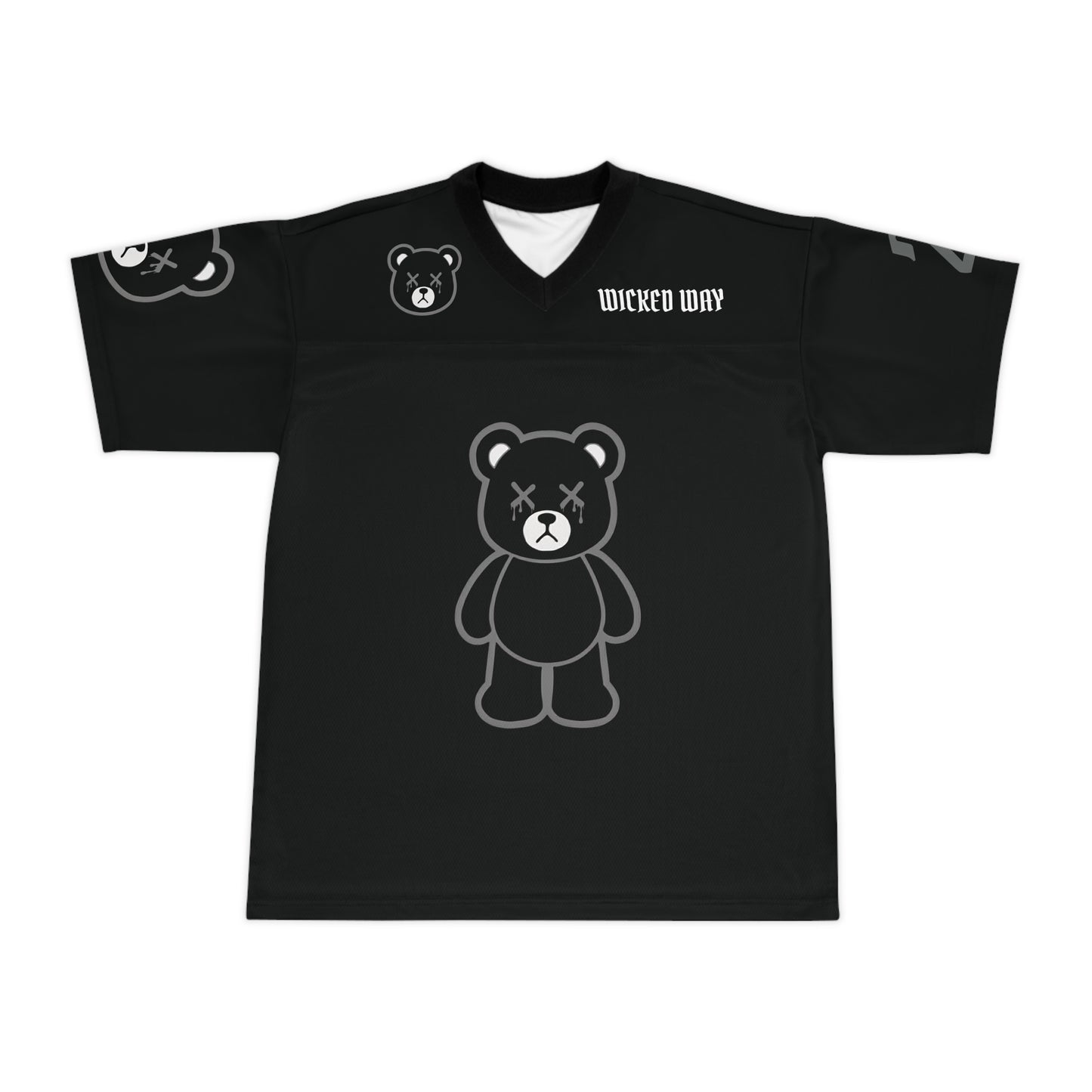 "Wicked Way" #2 Jeanty Deady Bears Football Jersey