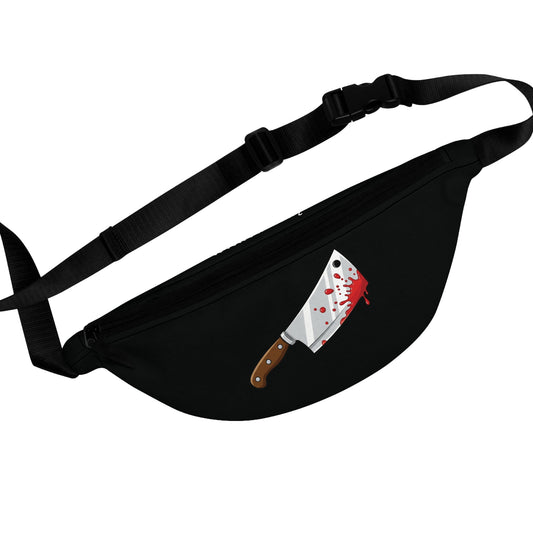 Black "Wicked Way" Butcher Knife Fanny Pack