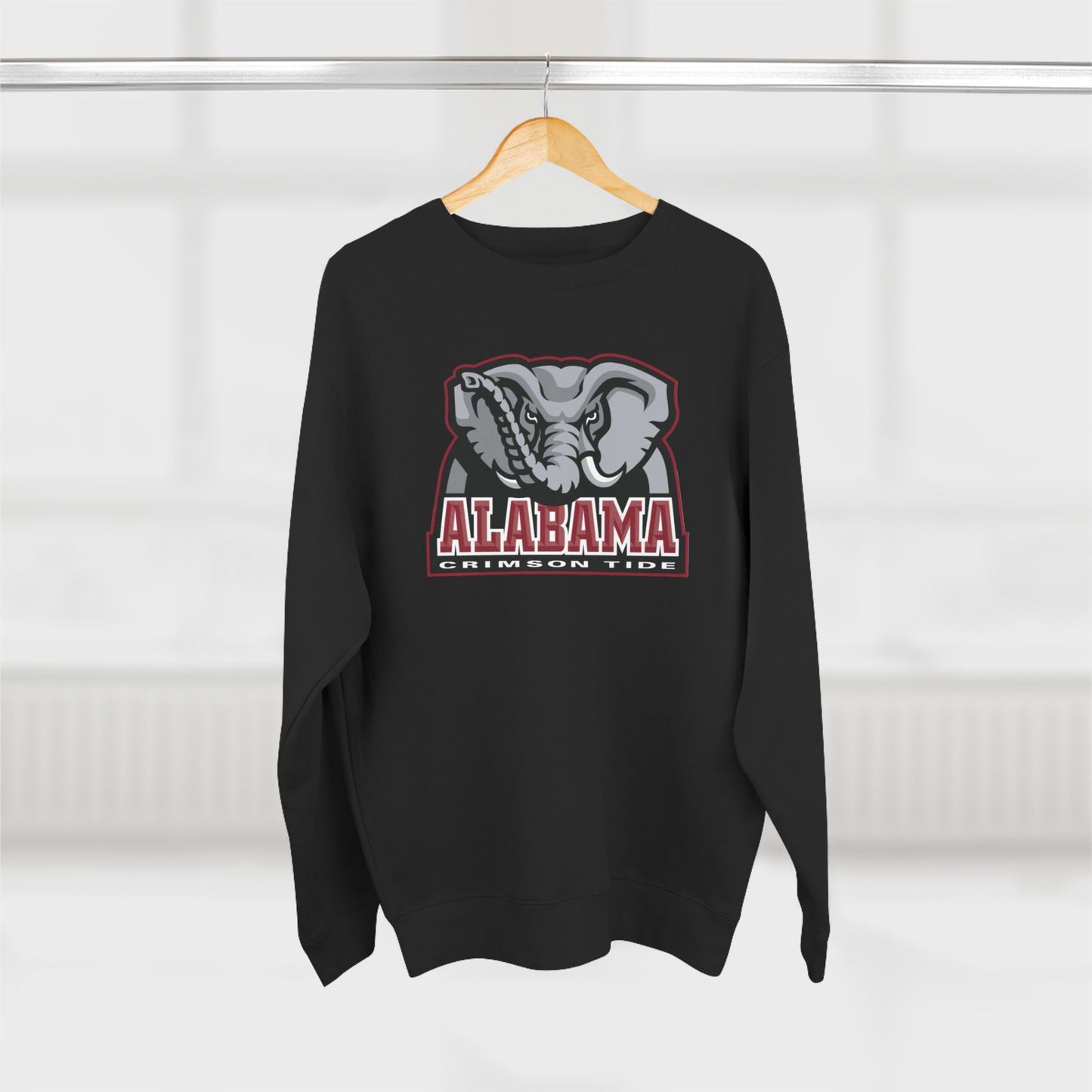 'Alabama Crimson Tide Big Al' Cotton Crewneck Sweatshirt