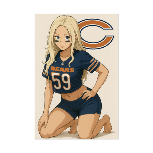 Loco Fits Anime Girls 'Bears Girl 3' Poster