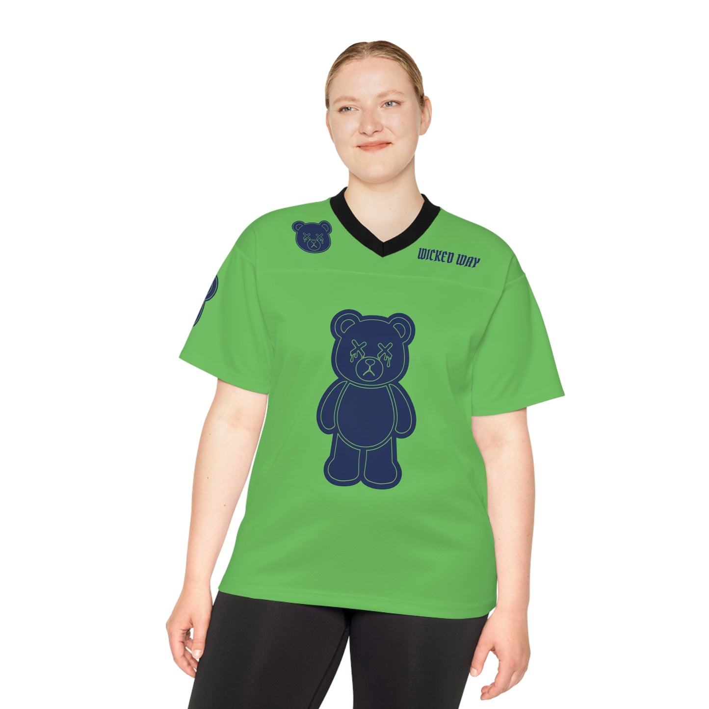 "Wicked Way" #7 Nwosu Deady Bears Football Jersey