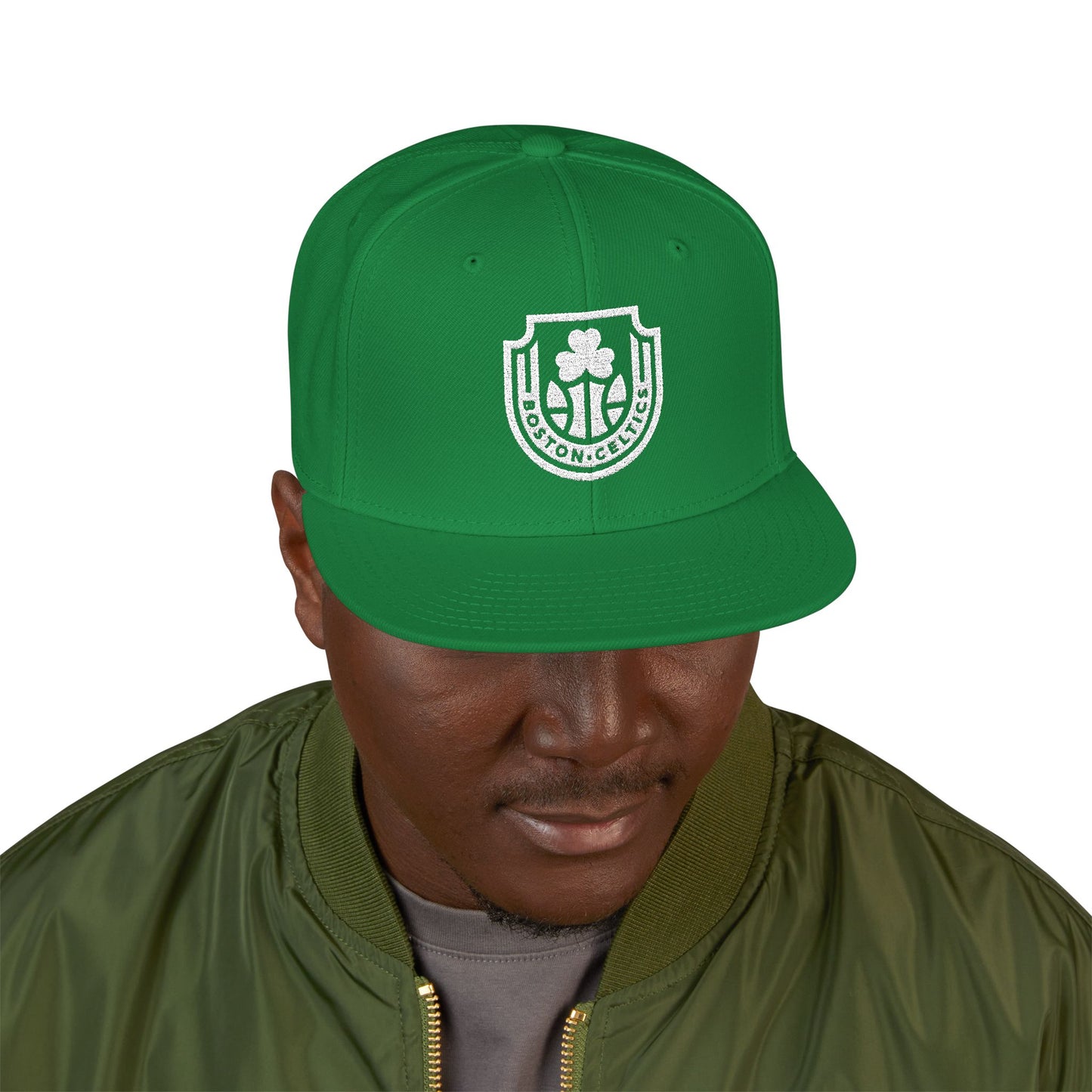 Loco Fits "NBA Boston Celtics Banner Concept Logo" Snapback (Embroidery)