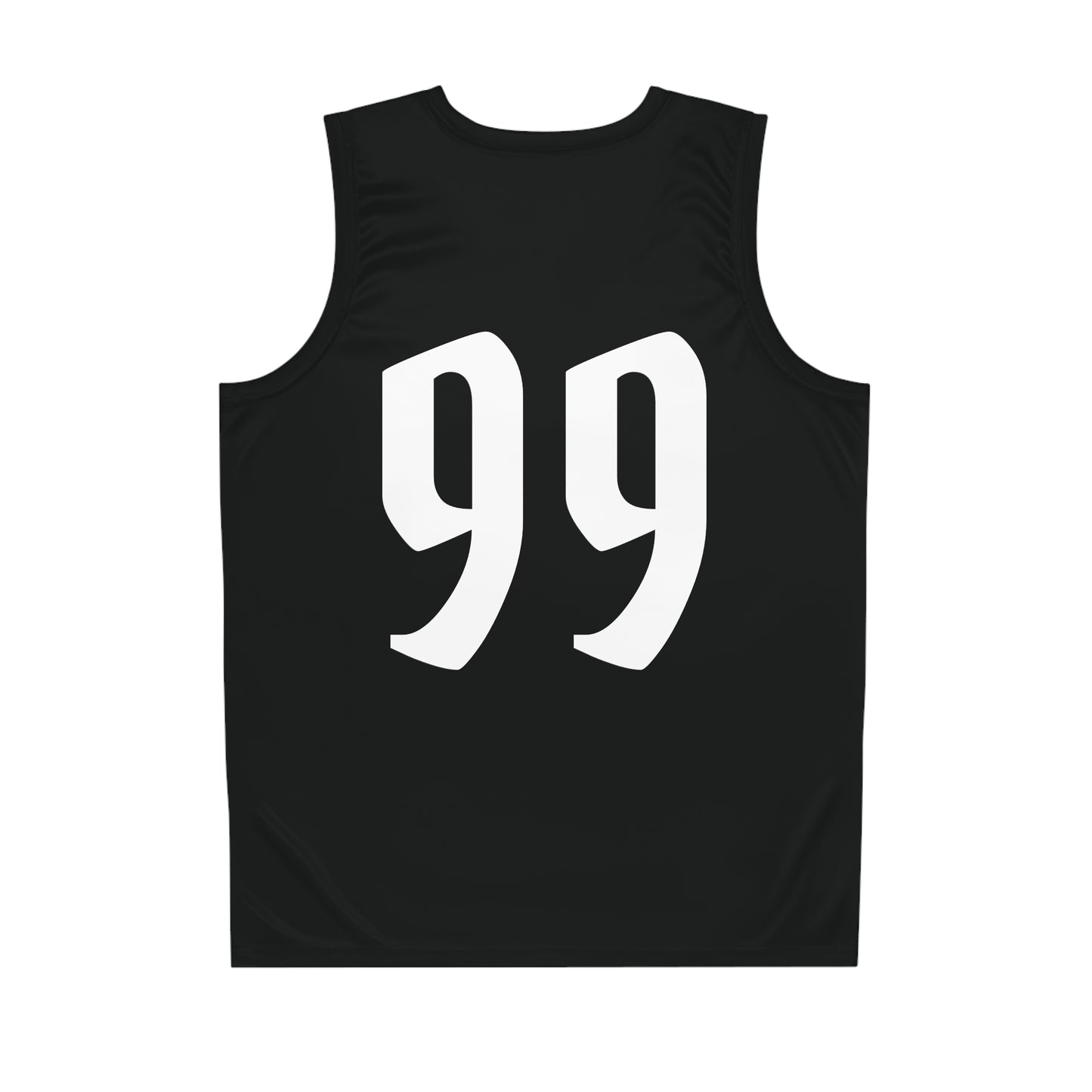 Black & White "Wicked Way" #99 Basketball Jersey