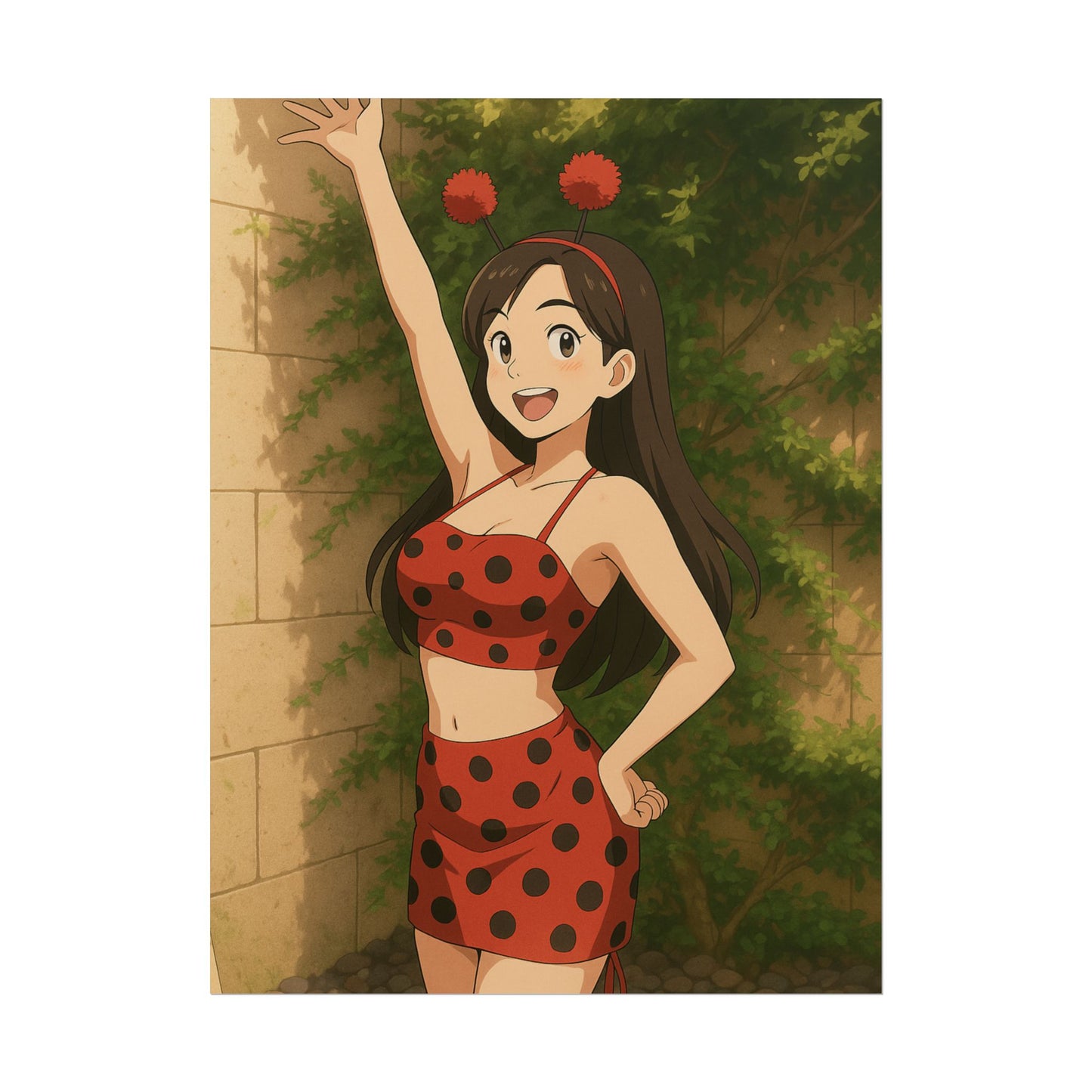 Loco Fits Anime Girls 'Lady Bug' Poster