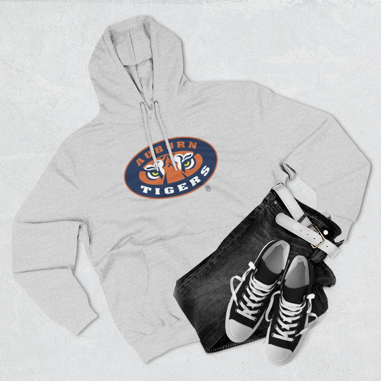 'Auburn Tigers Glare' Three-Panel Fleece Hoodie
