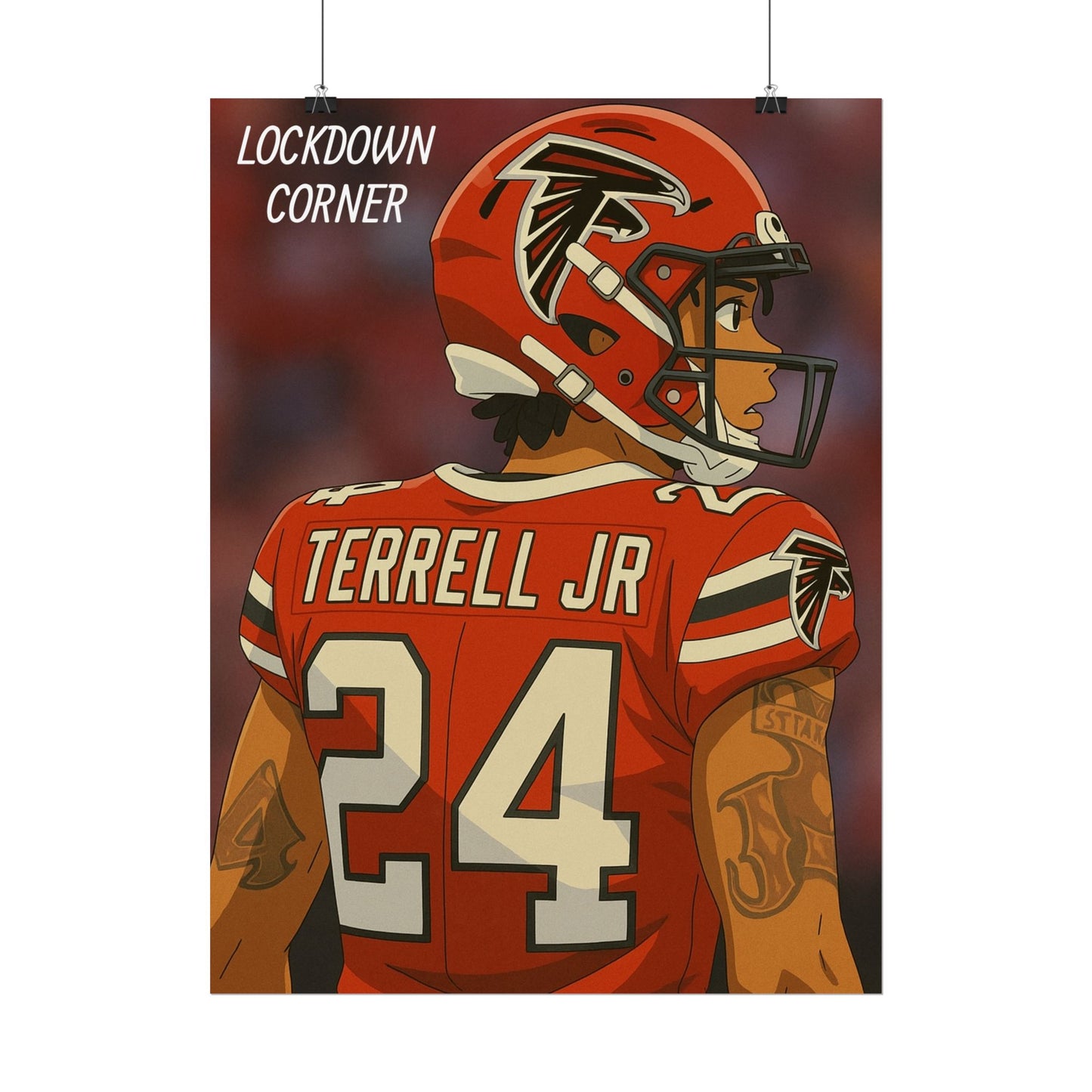 Loco Fits Anime Football 'Lockdown Corner' Poster