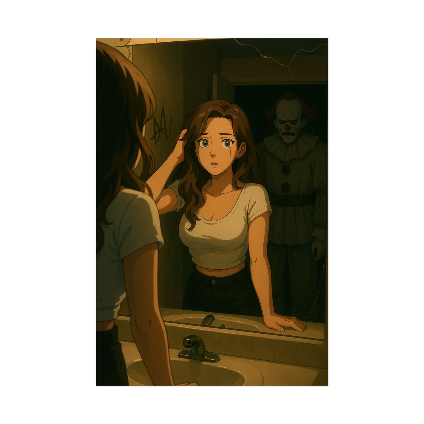 Loco Fits Anime Girls 'When IT comes' Poster