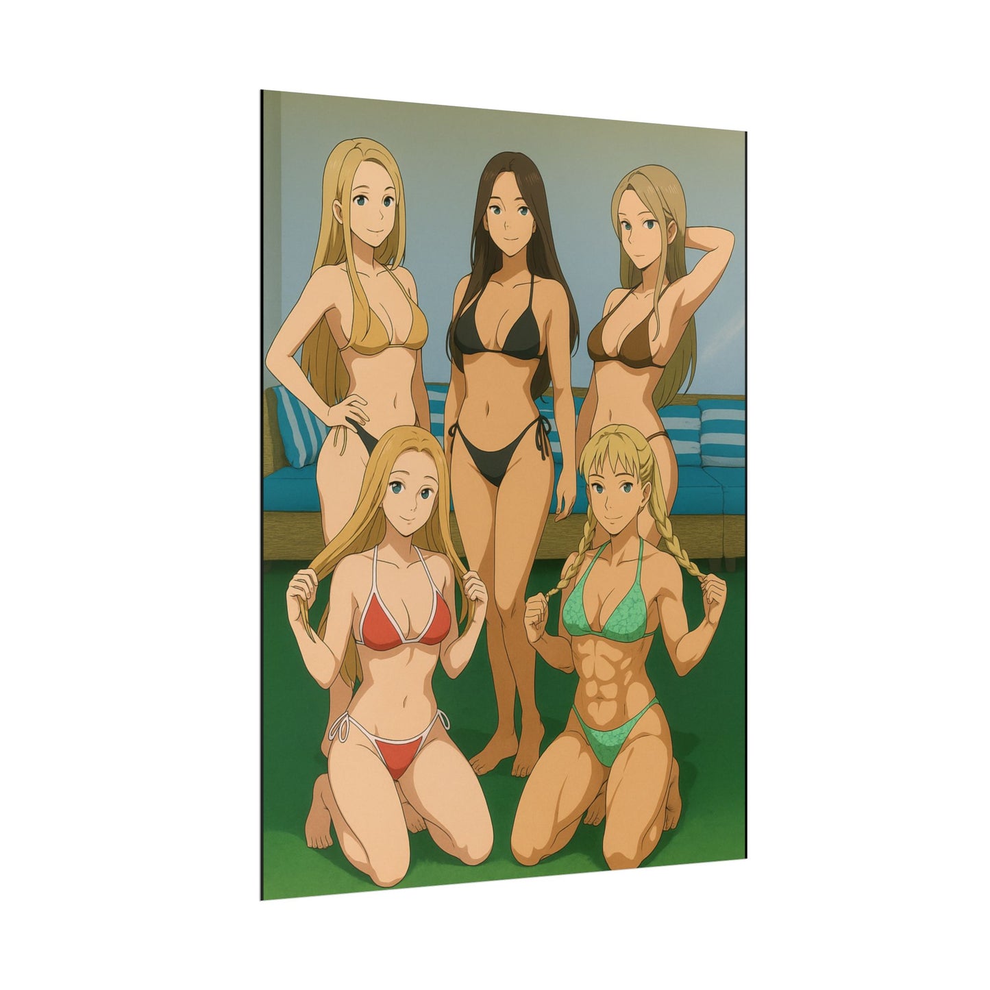 Loco Fits Anime Girls 'Bikini Girls' Poster