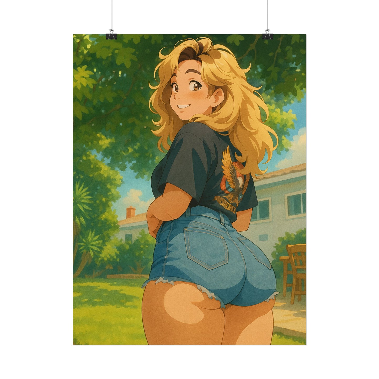 Loco Fits Anime Girls 'All American Florida Girl' Poster