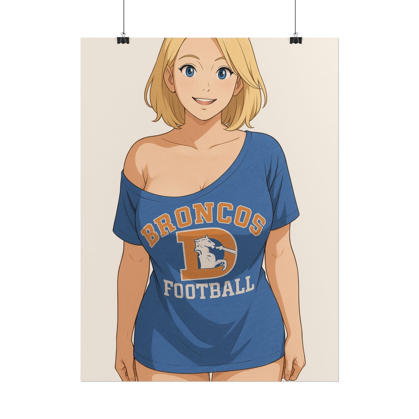 Poster Print - Anime Football Girls