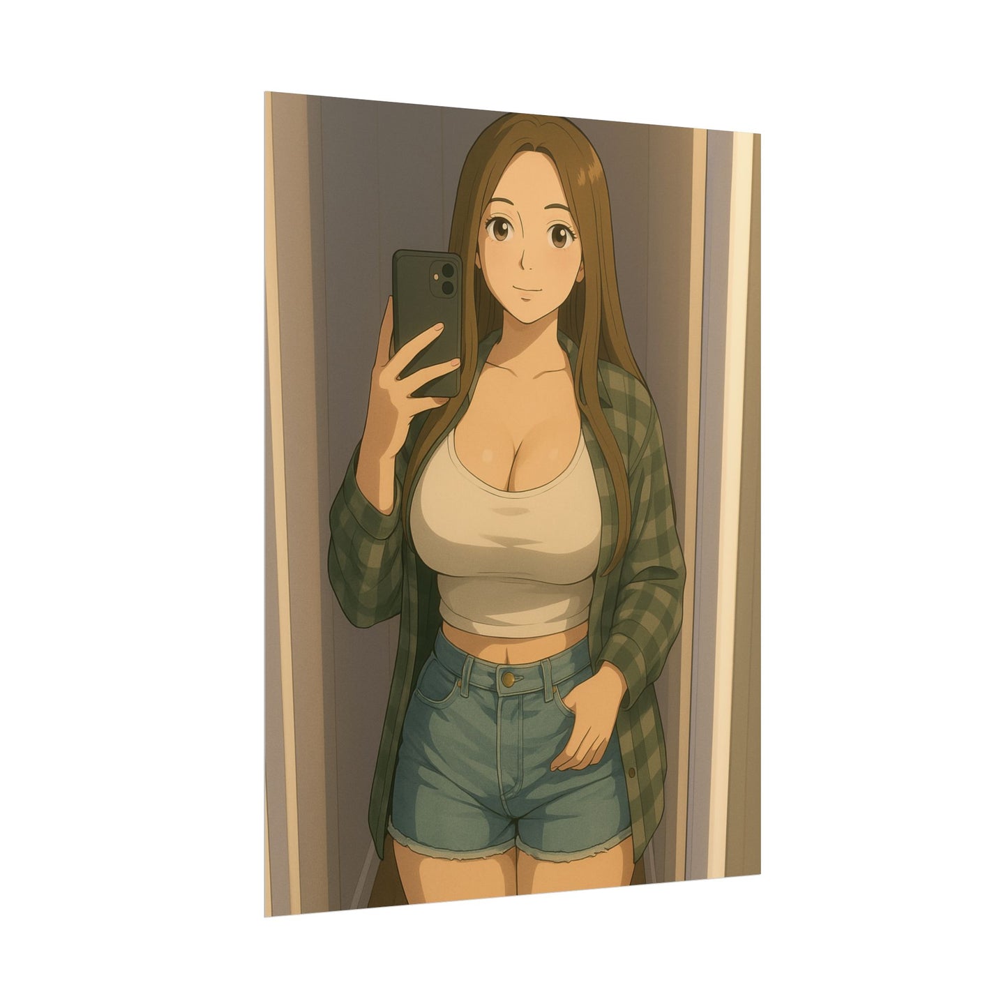 Loco Fits Anime Girls 'Gurnge Selfie' Poster