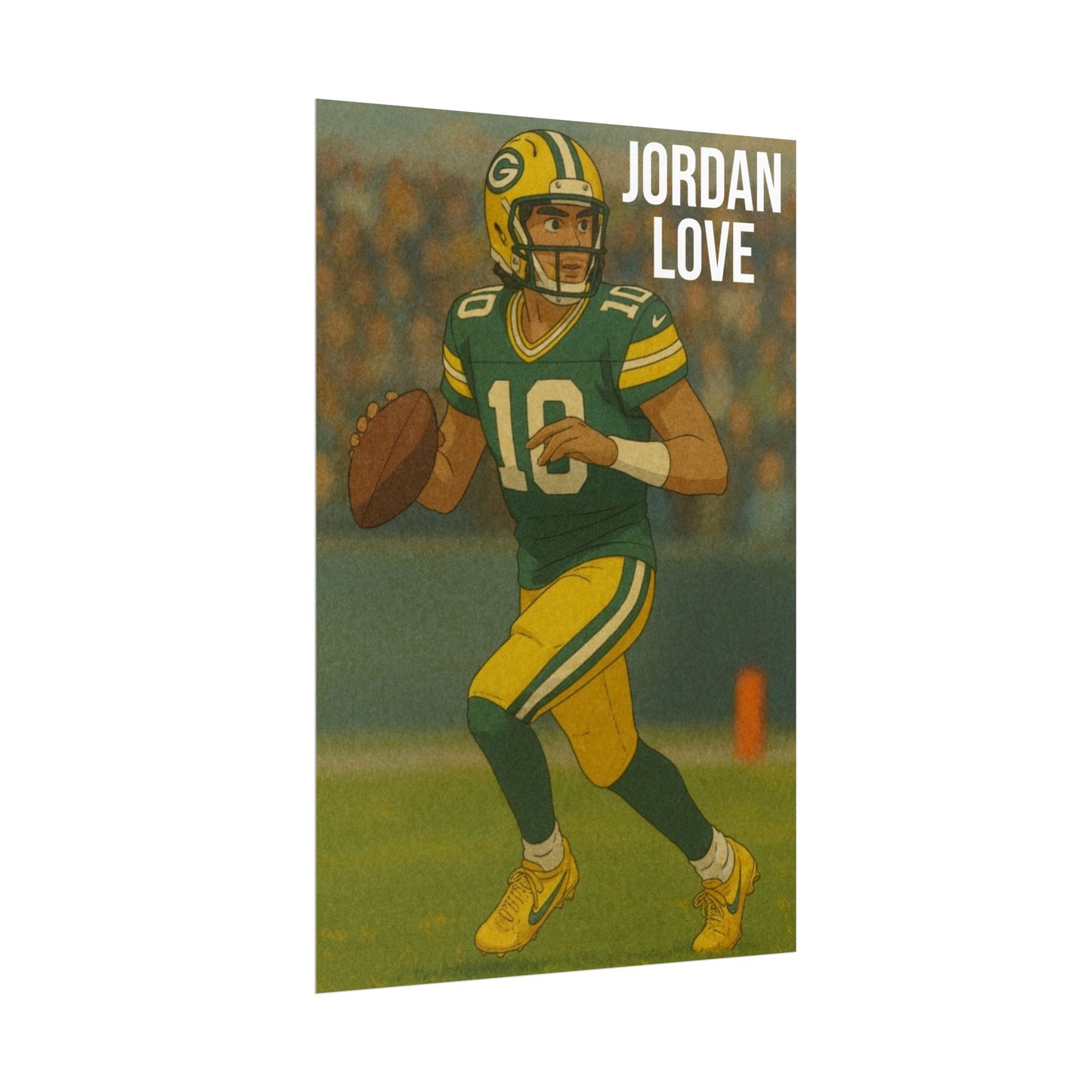 Loco Fits Anime Football 'Jordan Love' Poster