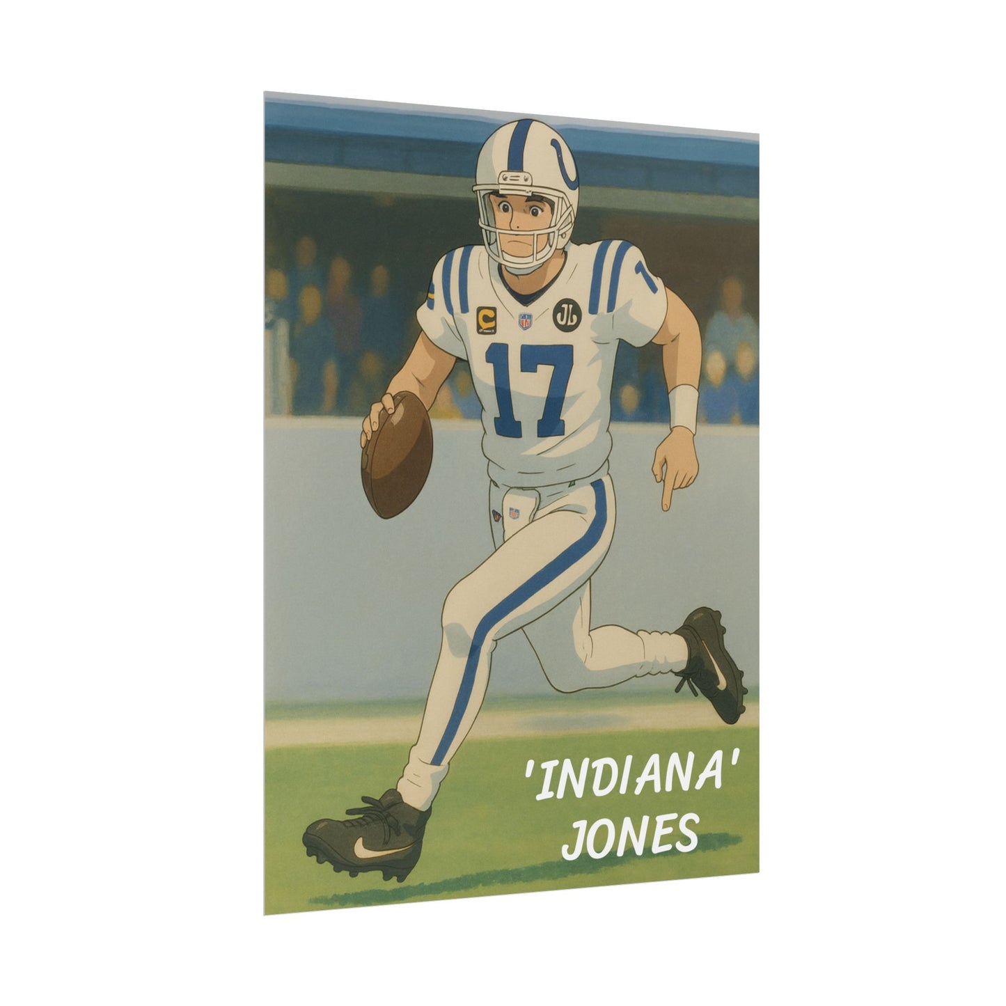 Loco Fits Anime Football 'Indiana Jones' Poster