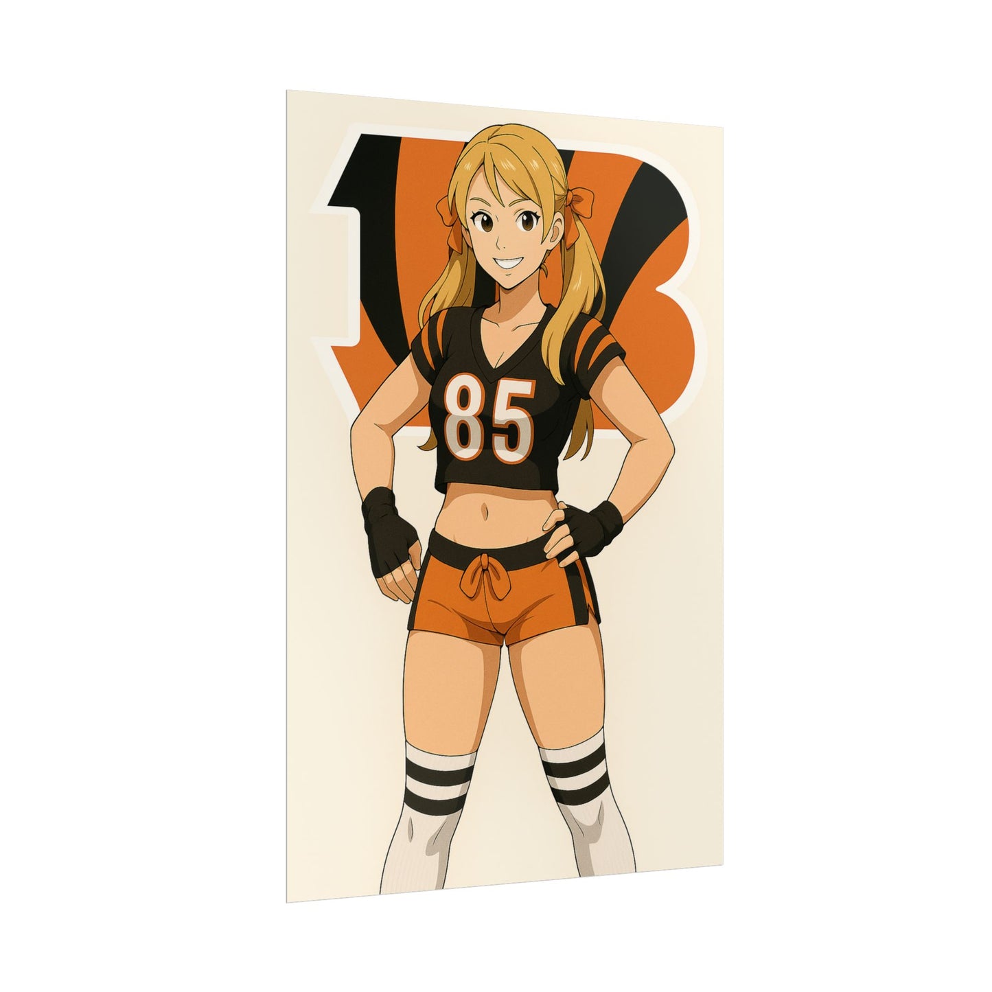 Loco Fits Anime Girls 'Bengals Cheerleader 2' Poster