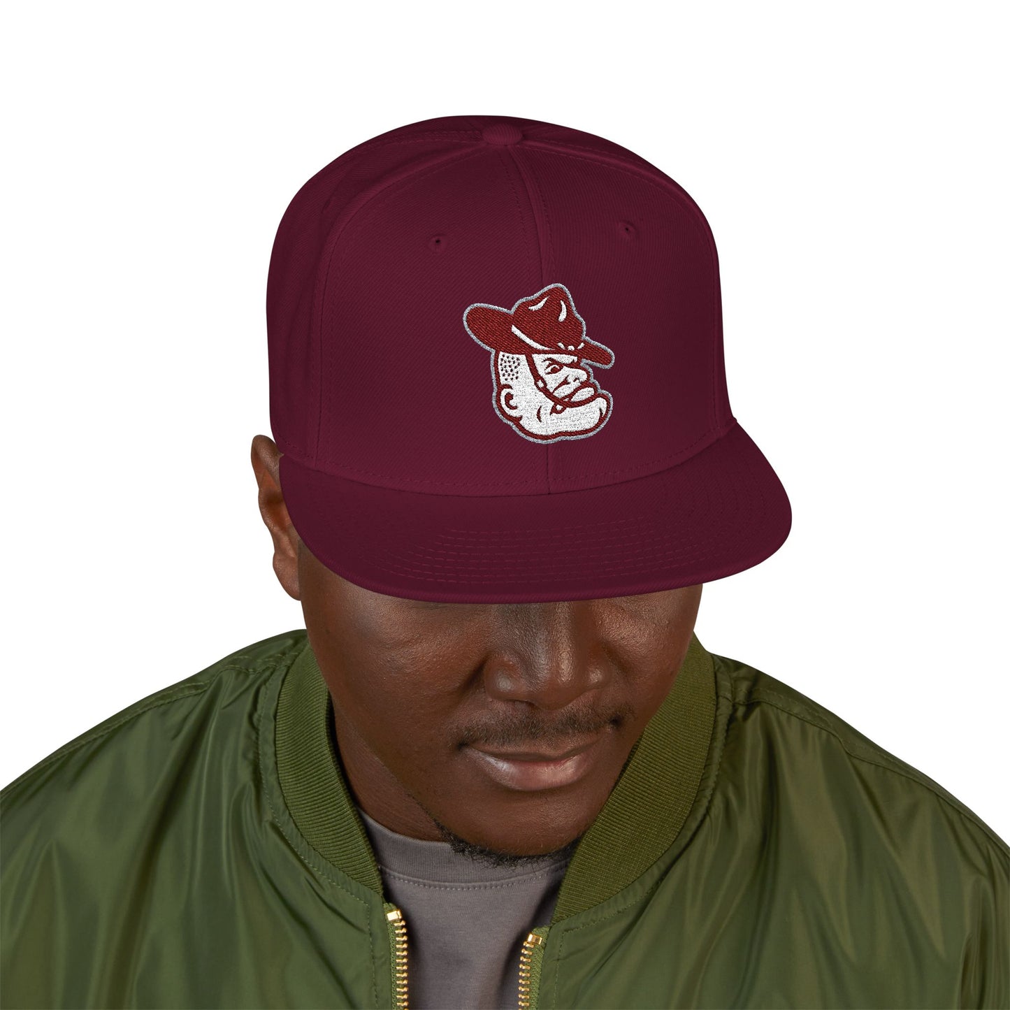 'Texas A&M Sarge Head' Logo Snapback