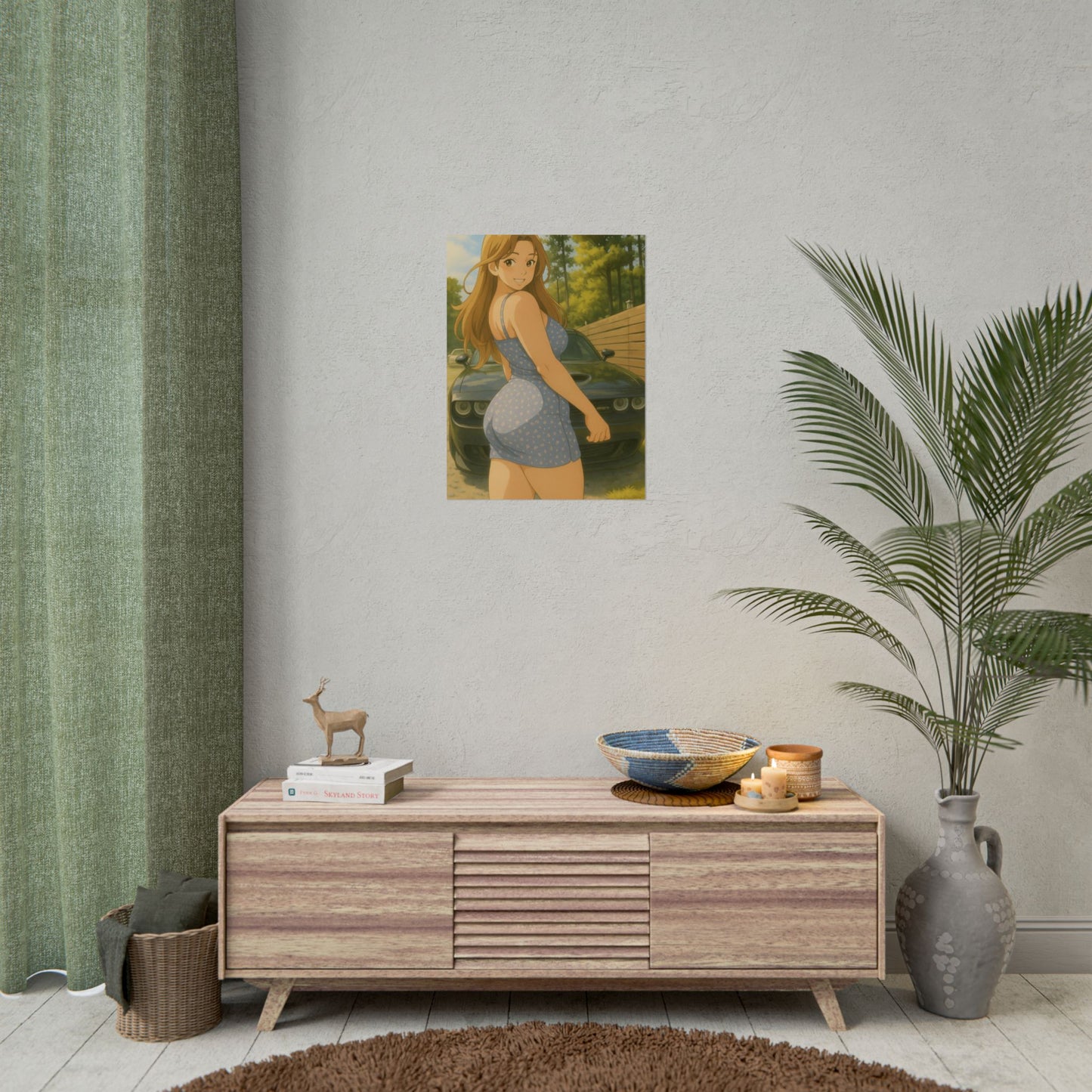 Loco Fits Anime Girls 'Want A Ride' Poster