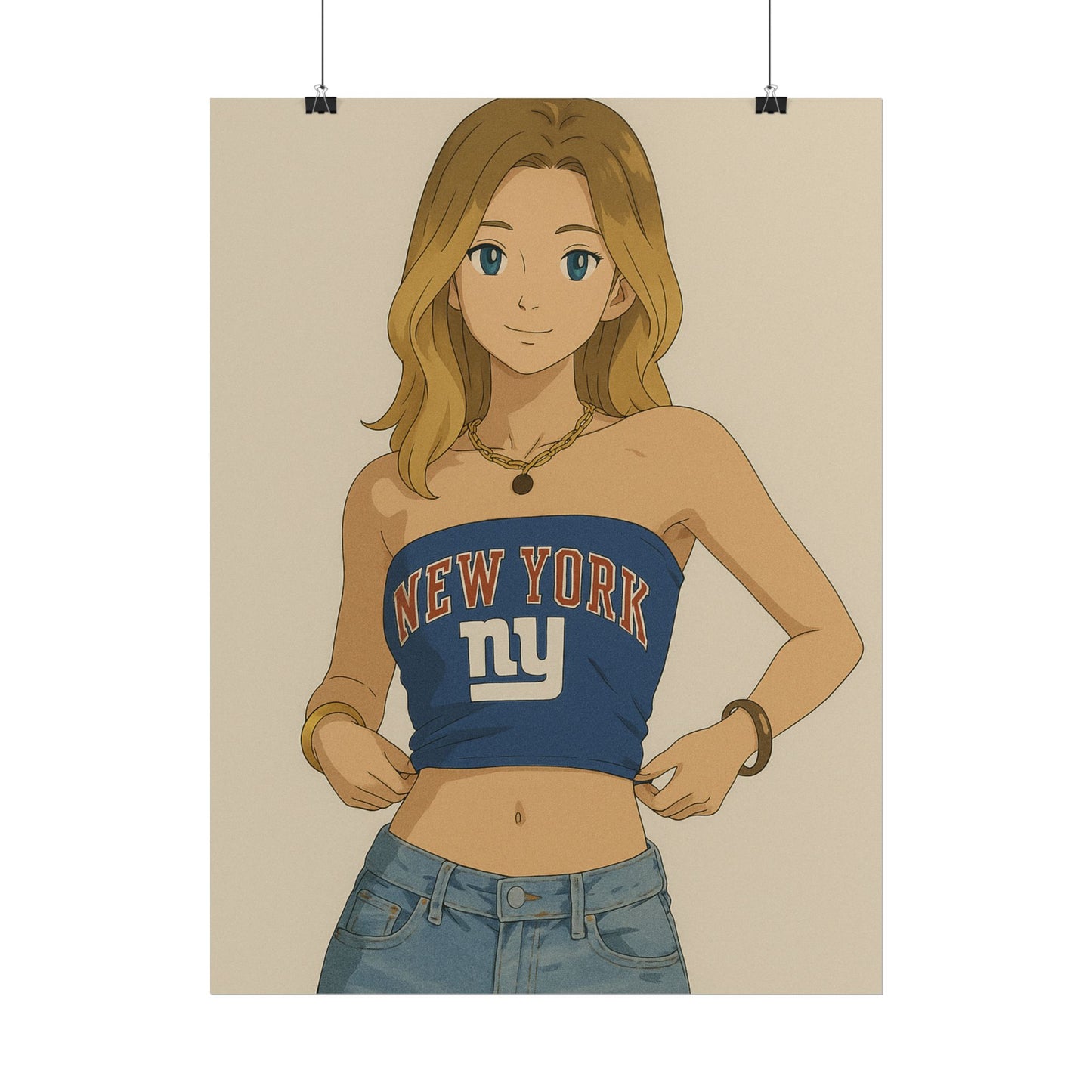 Loco Fits Anime Girls 'Giants Girl 1' Poster