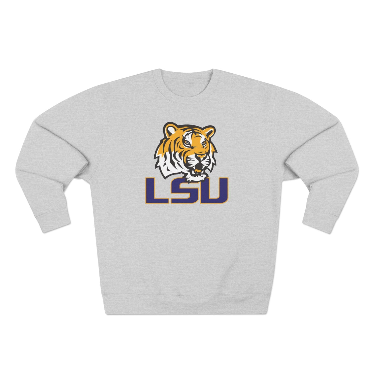 'LSU Tigers Head' Cotton Crewneck Sweatshirt
