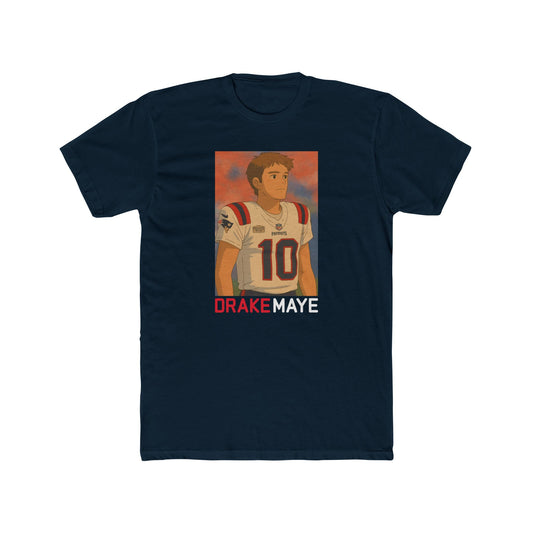 Anime Football 'Drake Maye' Cotton Crew Tee