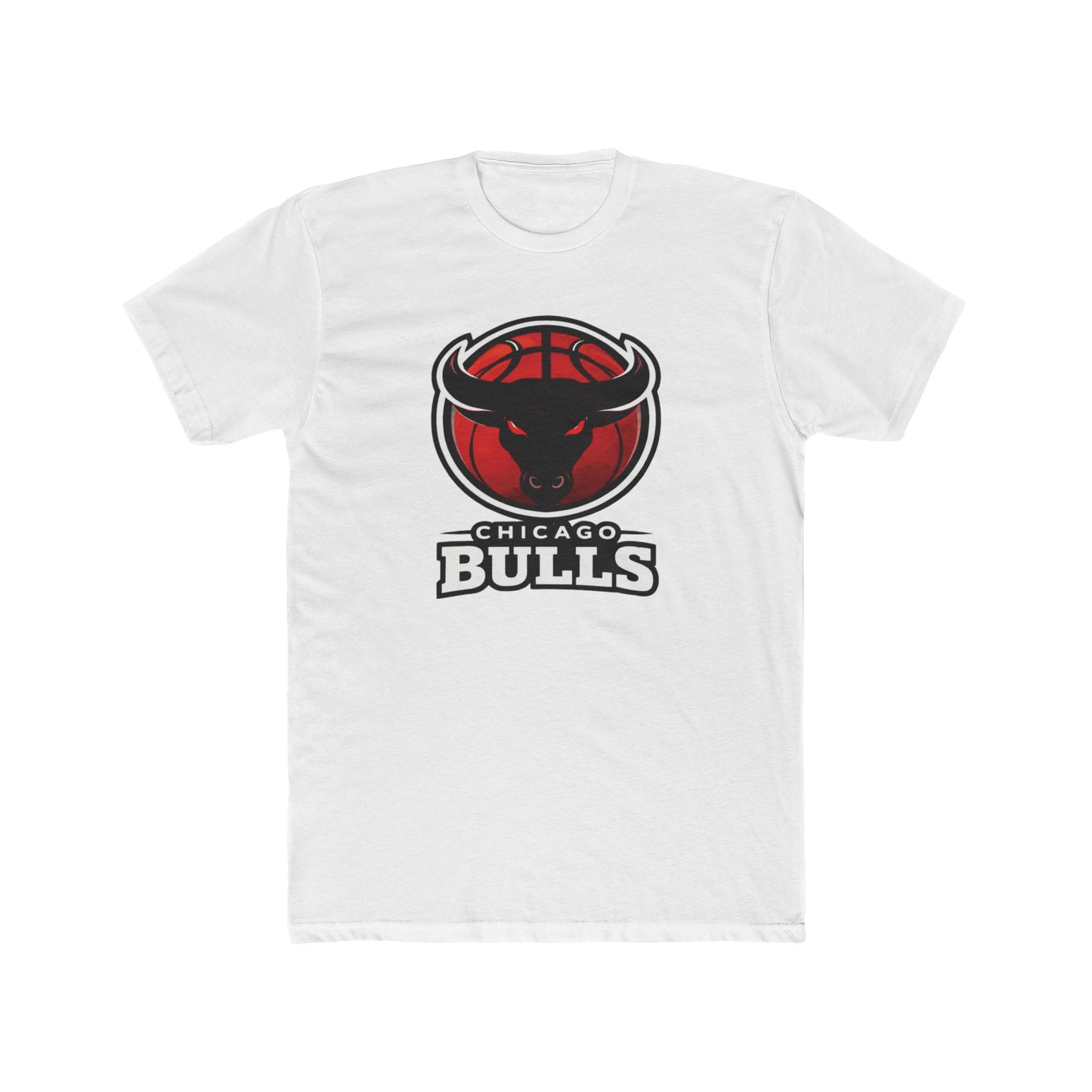 Loco Fits New "NBA Chicago Bulls Basketball Concept Logo" Cotton Crew Tee