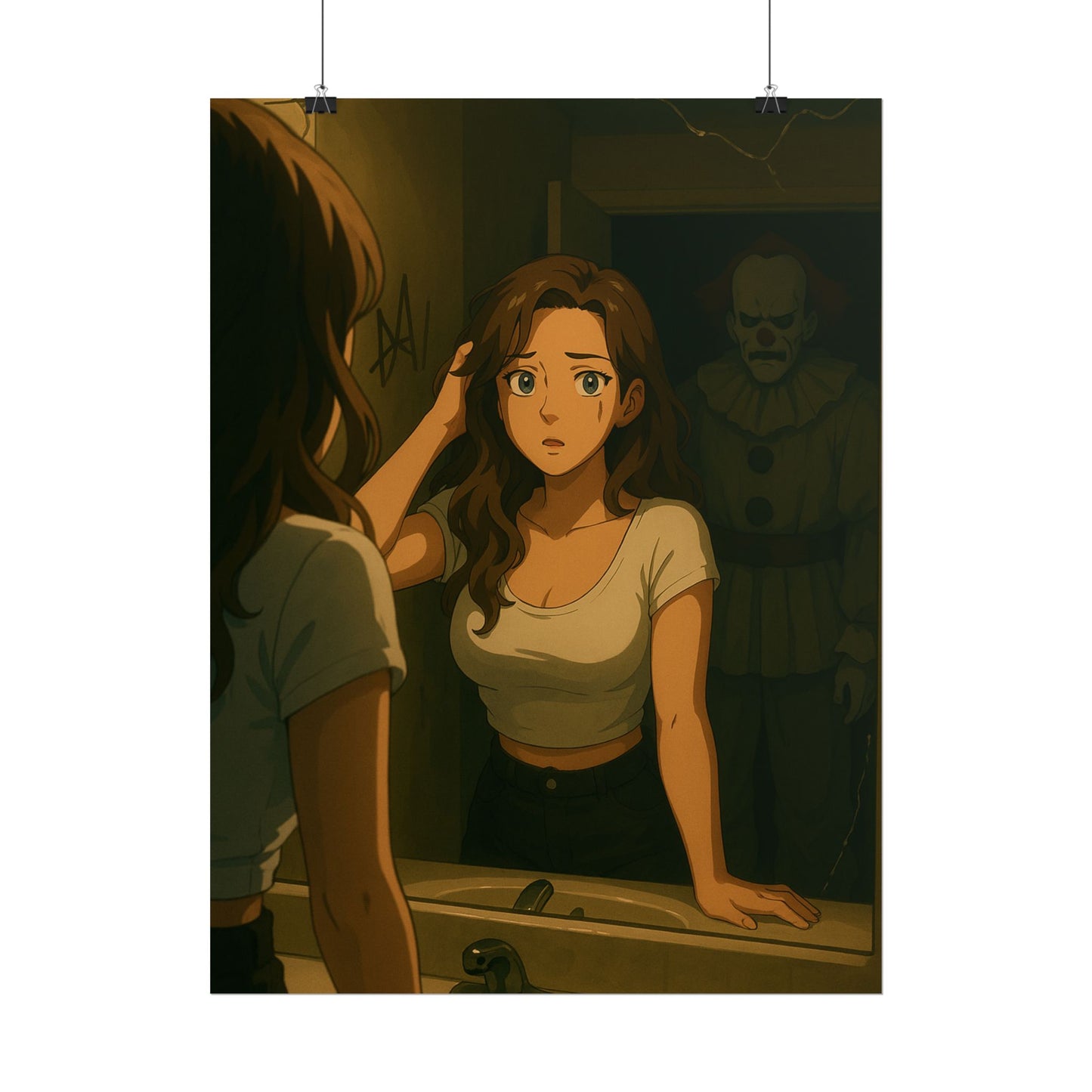 Loco Fits Anime Girls 'When IT comes' Poster