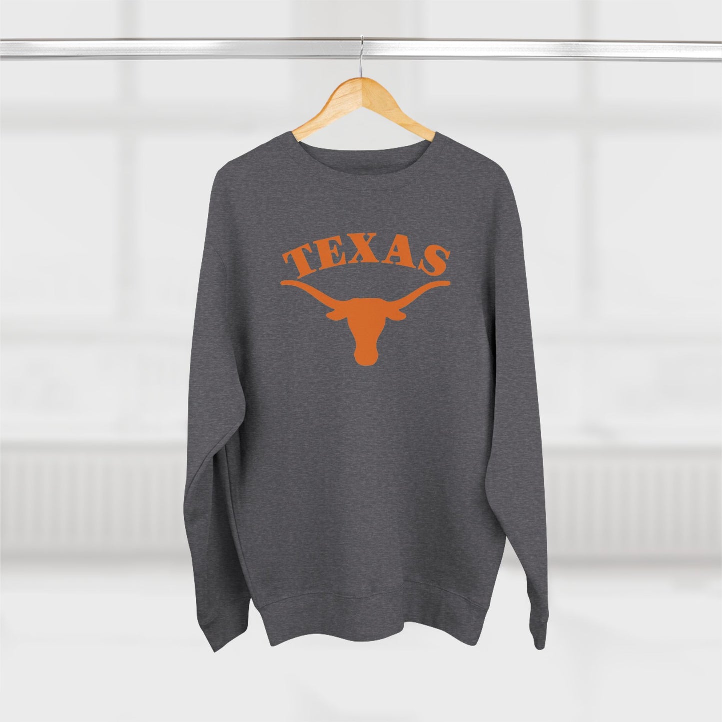 'Texas Longhorns' Cotton Crewneck Sweatshirt