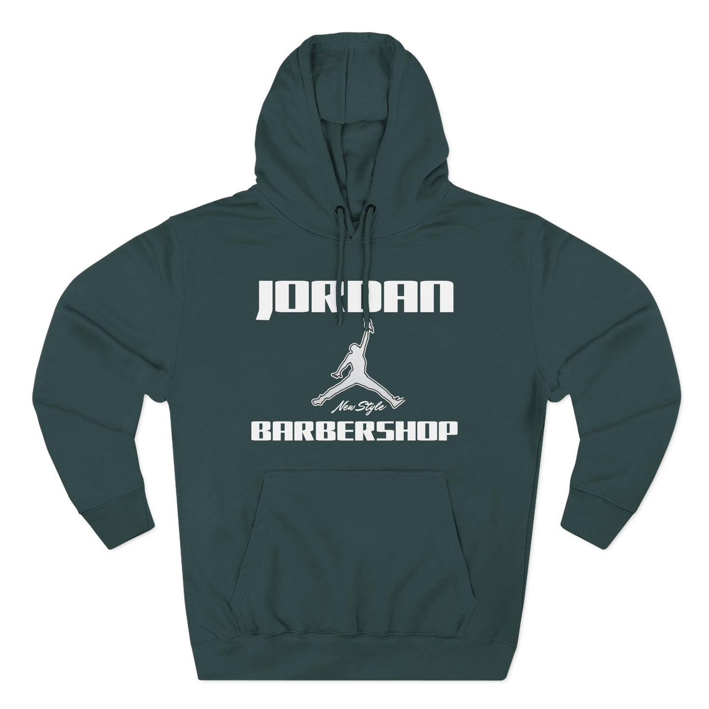 Jordan New Style Barbershop Fleece Hoodie (New White Font)