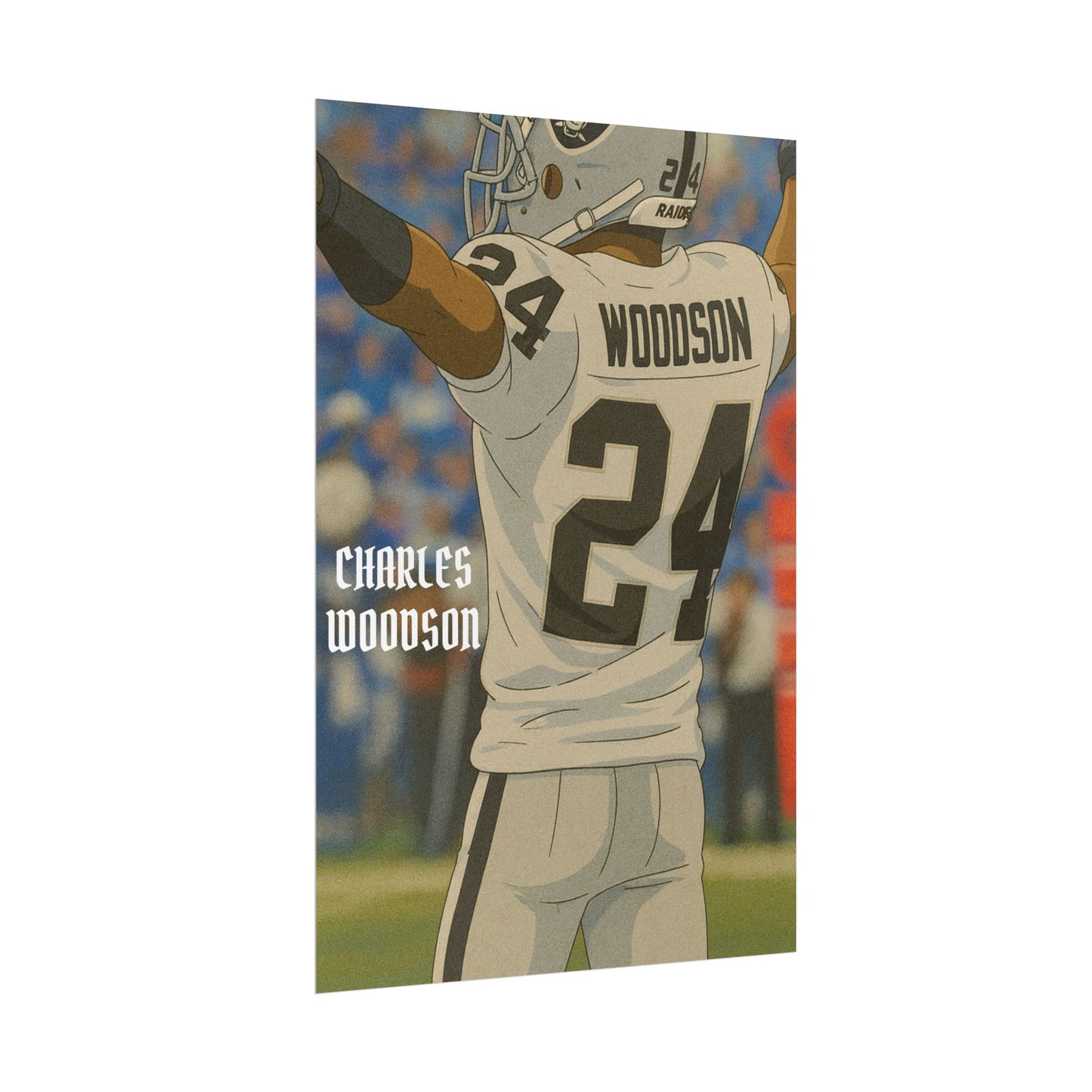 Loco Fits Anime Football 'Charles Woodson' Poster