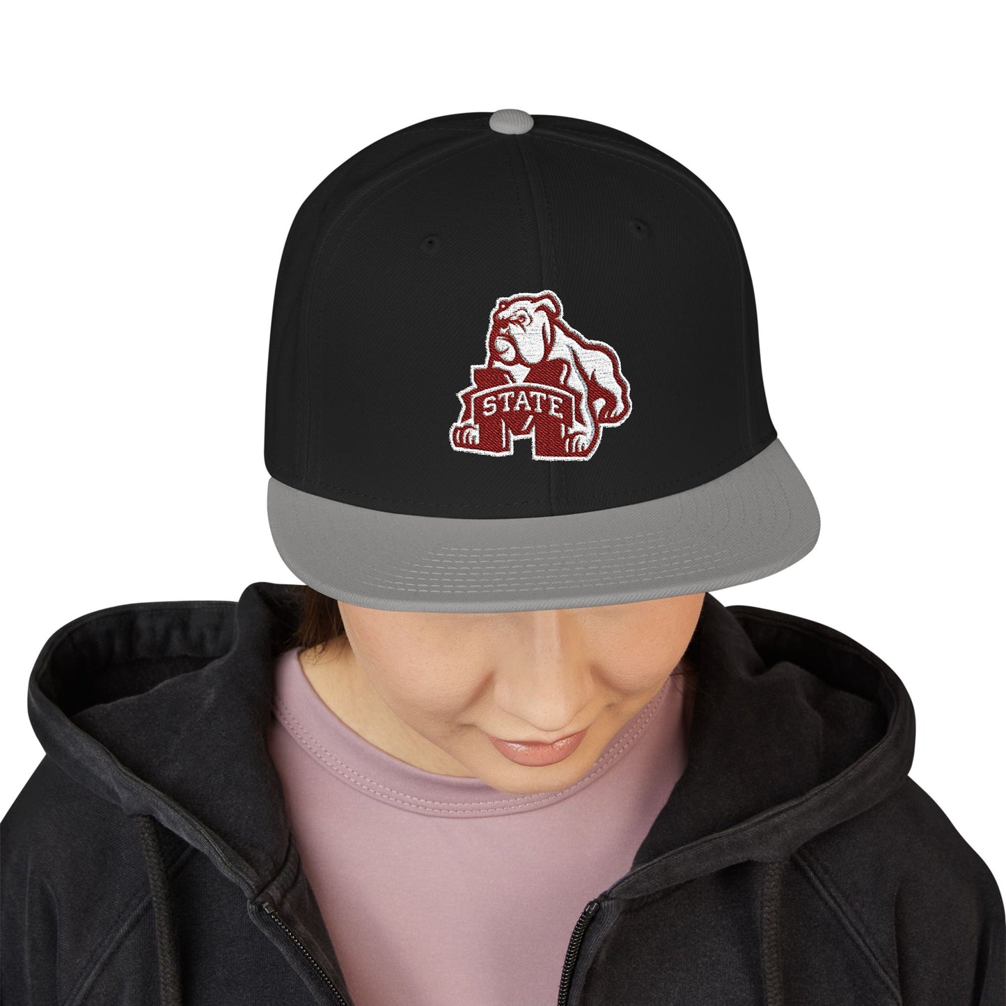 'Mississippi State Bulldog Bully' Logo Snapback